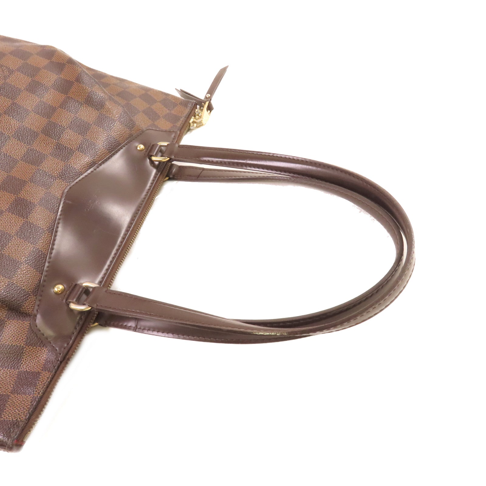 LOUIS VUITTON 【激減優惠】Damier Ebene Westminster GM Tote Bag金扣肩背袋啡色