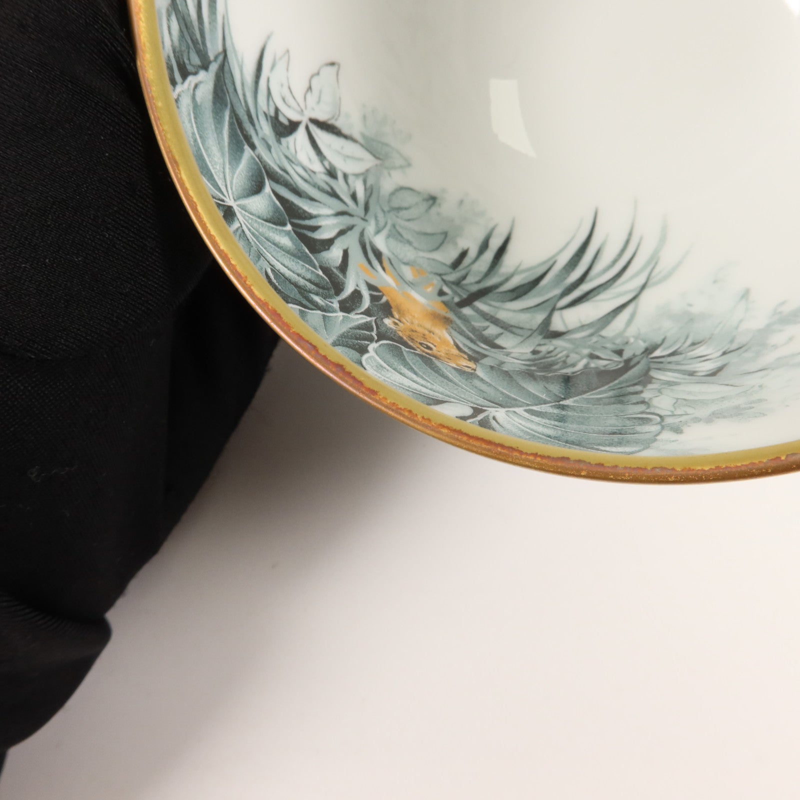 HERMES 瓷器Carnets d'Equateur Teacup and Saucer茶杯和茶碟