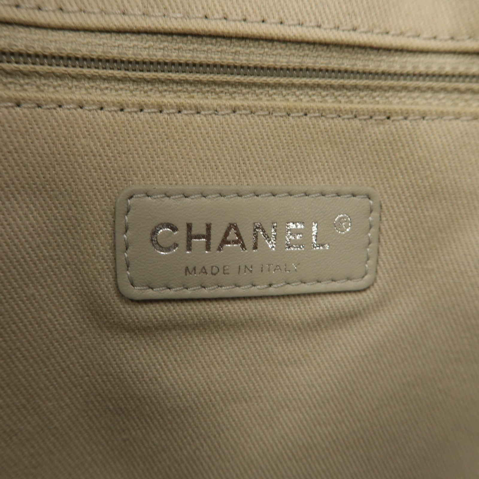 CHANEL 【激減優惠】牛皮皮革2 Way Shoulder銀扣手挽肩背兩用袋藍色