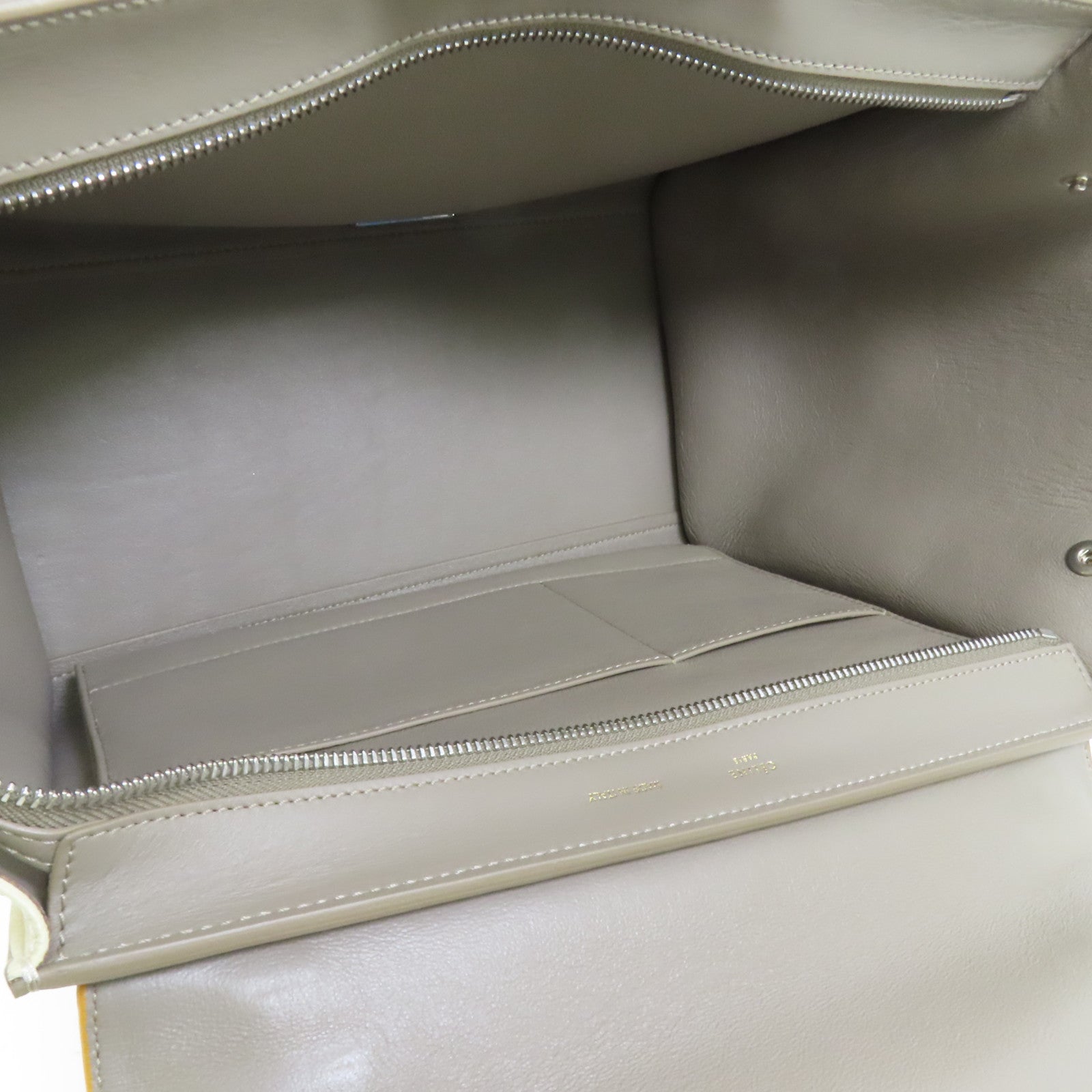 CELINE 牛皮皮革/蛇皮皮革Trapeze手挽肩背兩用袋