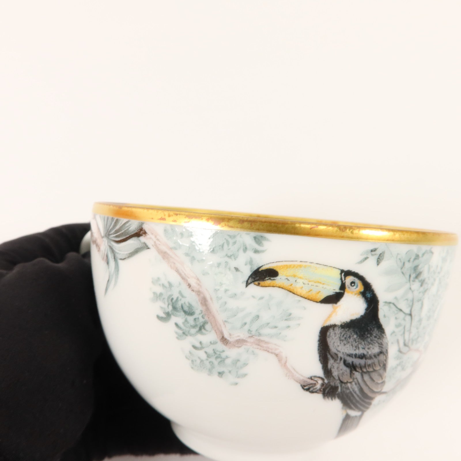 HERMES 瓷器Carnets d'Equateur Teacup and Saucer茶杯和茶碟