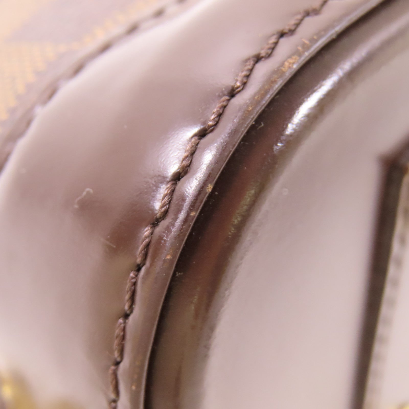 LOUIS VUITTON LV GHW Alma BB 2 Way Shoulder Hand Bag N41221 Damier Ebene Brown