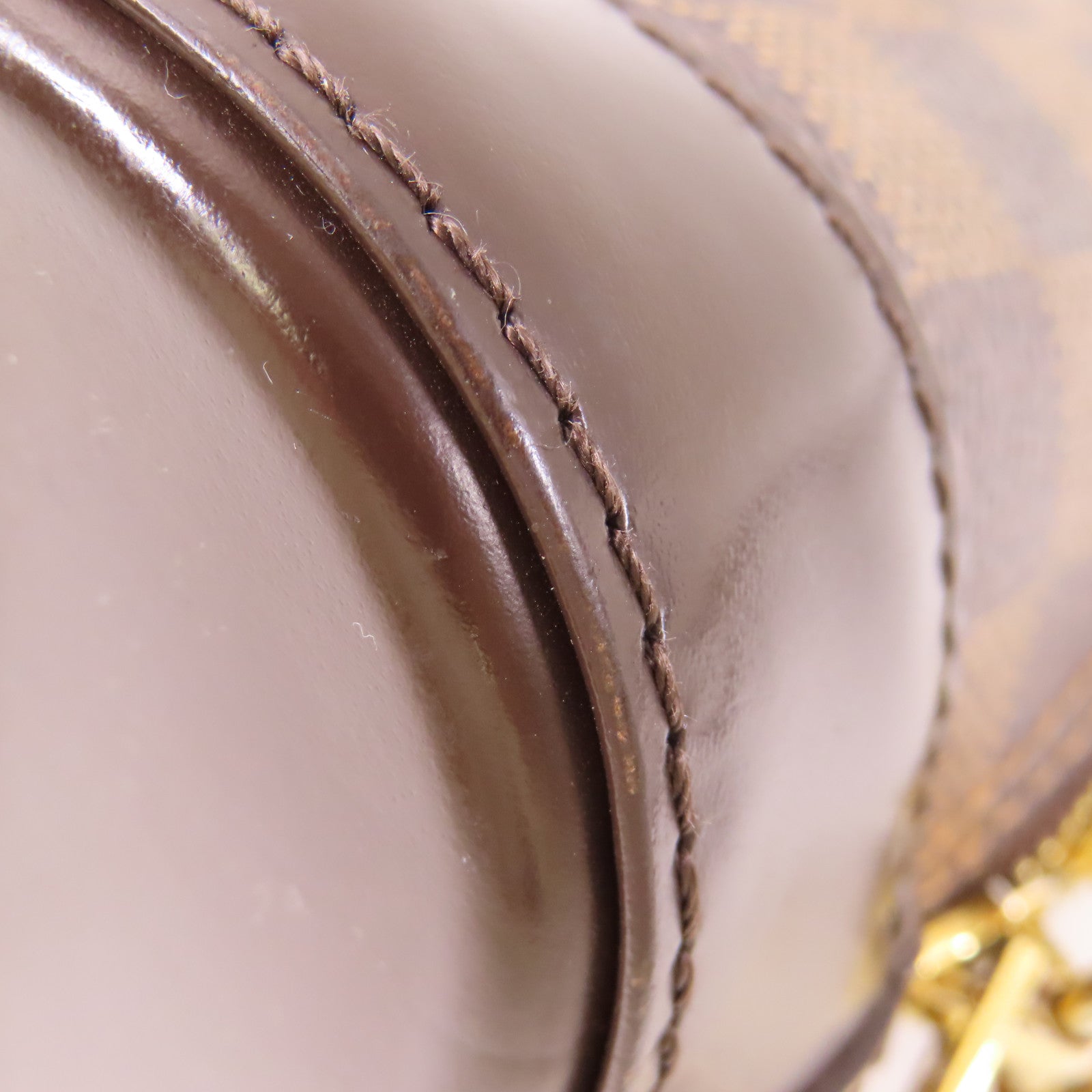 LOUIS VUITTON LV GHW Alma BB 2 Way Shoulder Hand Bag N41221 Damier Ebene Brown