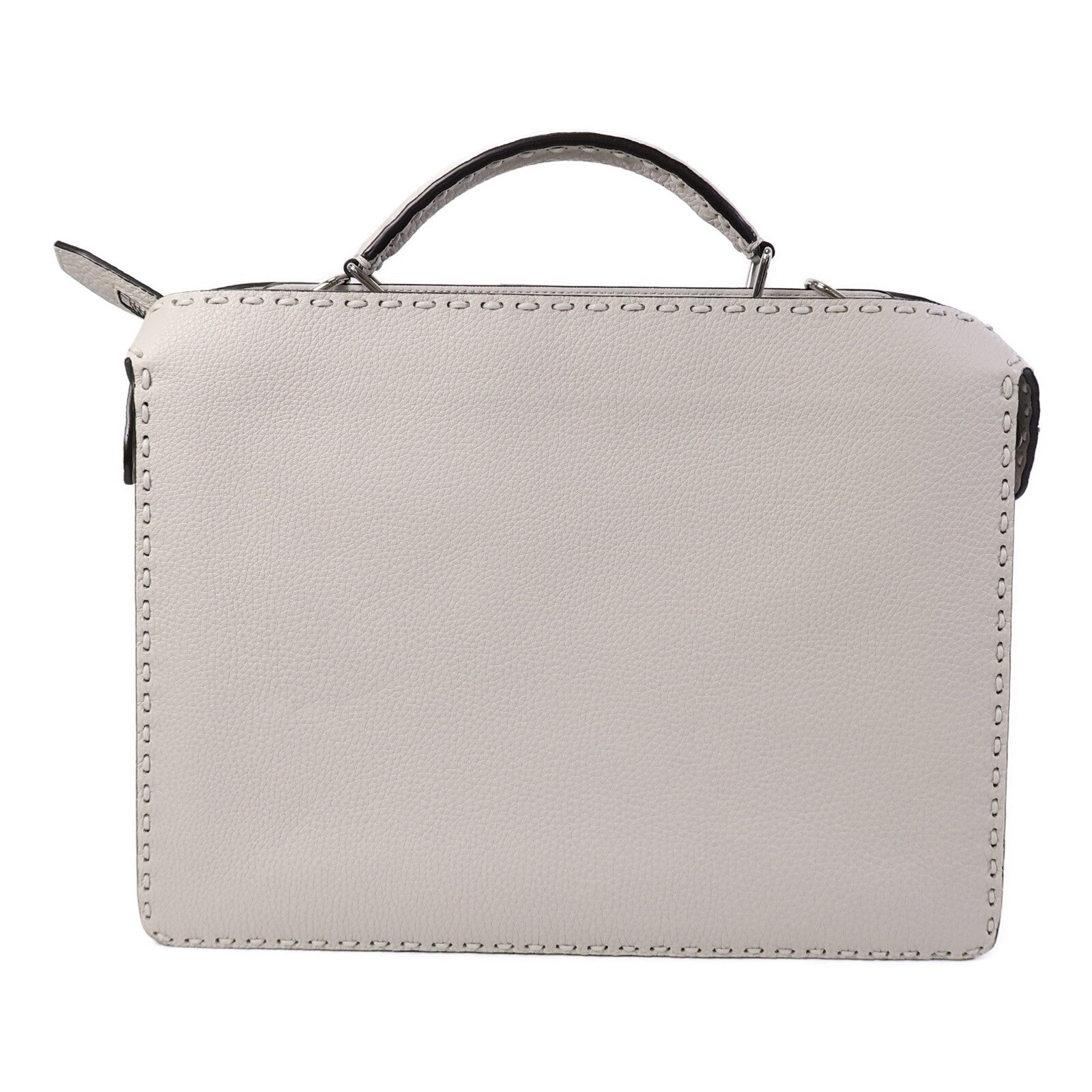 FENDI 牛皮皮革Medium Peekaboo手挽肩背兩用袋