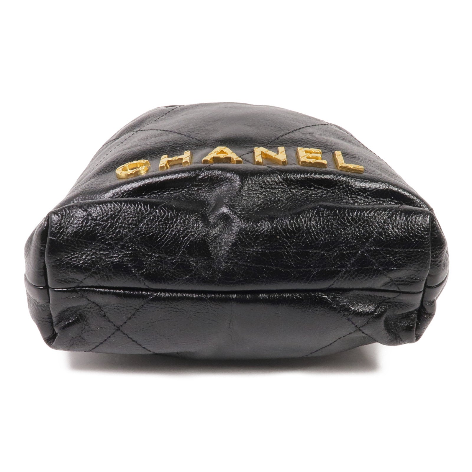 CHANEL 牛皮皮革Chanel 22 Mini金扣手挽肩背兩用袋
