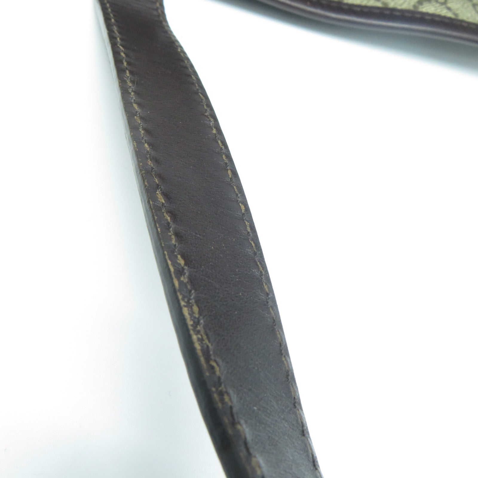 GUCCI 塗層帆布Shoulder Tote肩背袋/手挽袋啡色
