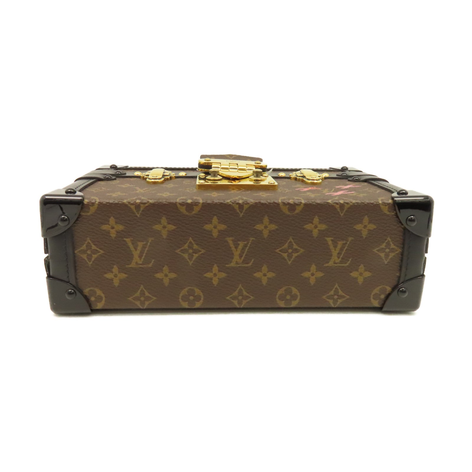 LOUIS VUITTON **【激減優惠】Monogram Petite Malle Shoulder Bag金扣肩背袋啡色/黑色