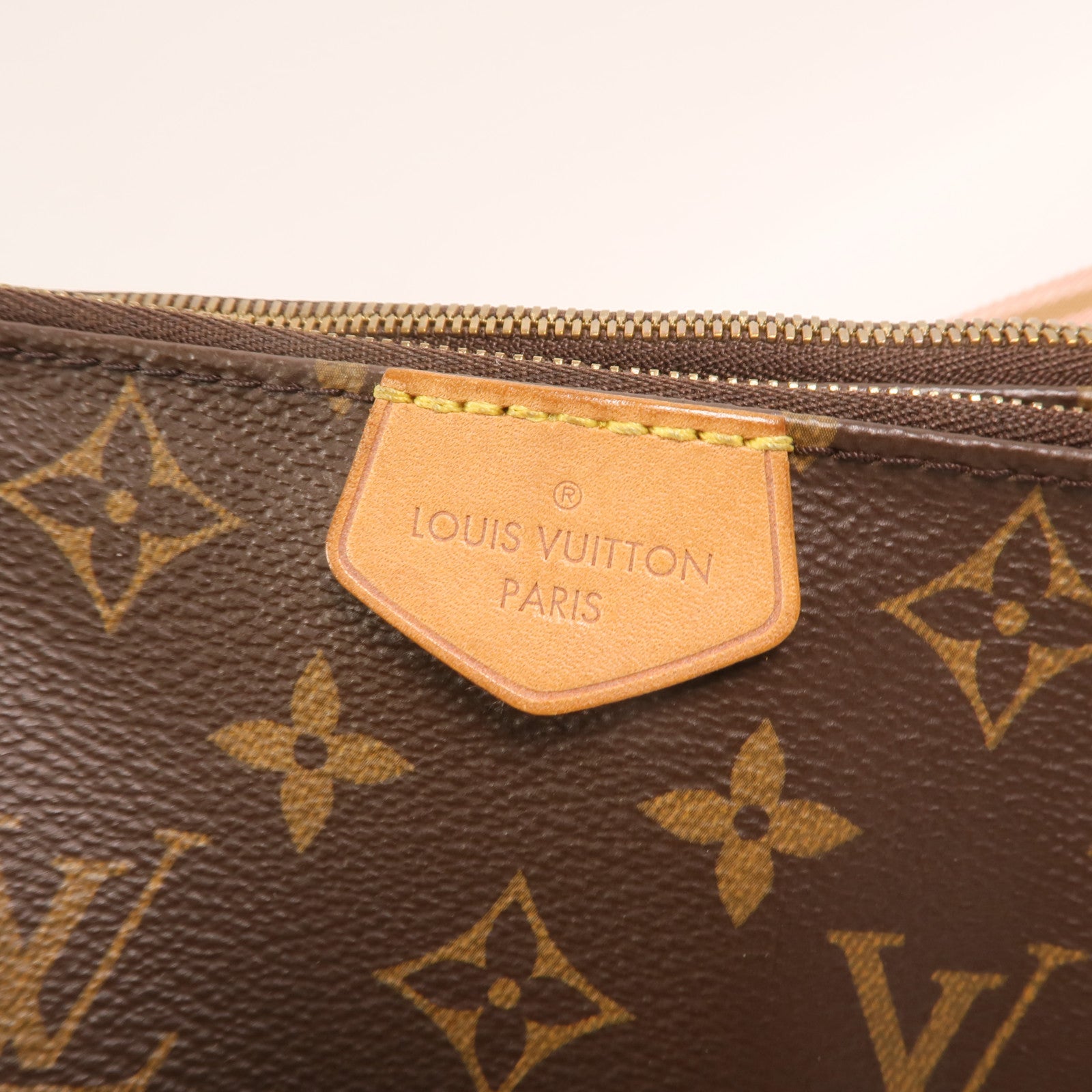 LOUIS VUITTON Monogram Multi Pochette Accessoires金扣手挽肩背兩用袋