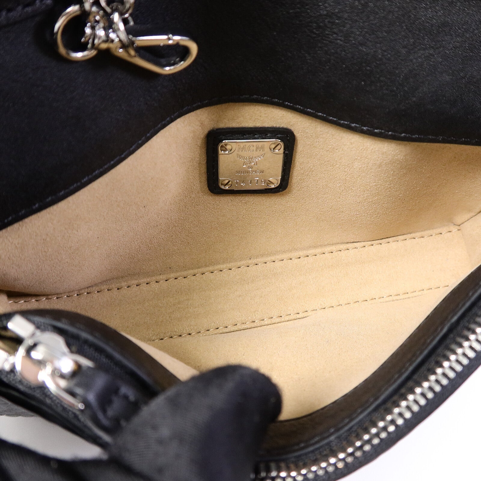 MCM 塗層帆布Millie Visetos鏈帶肩背袋