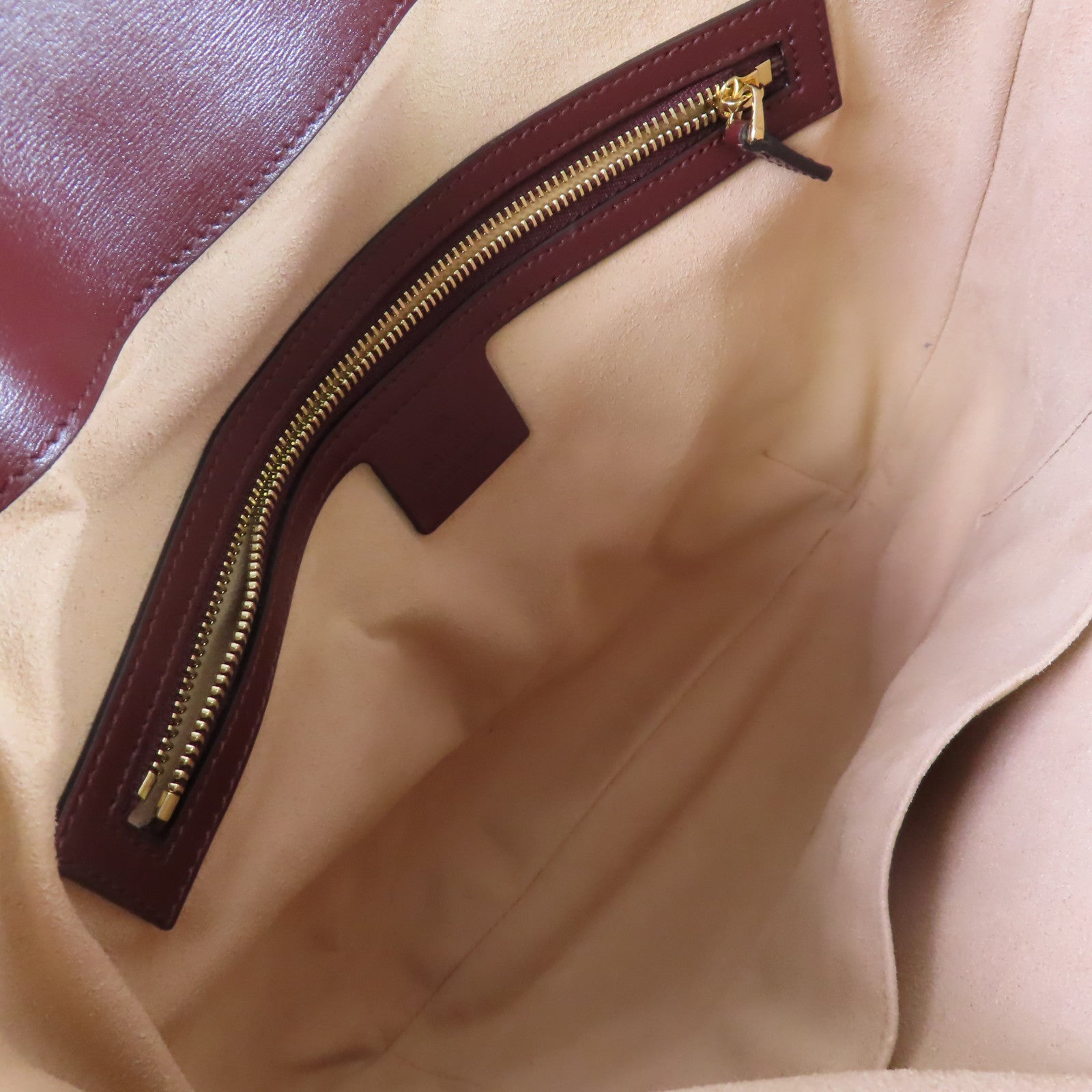 GUCCI GG帆布/牛皮皮革GG Marmont Arli Shoulder Bag金扣肩背袋啡色