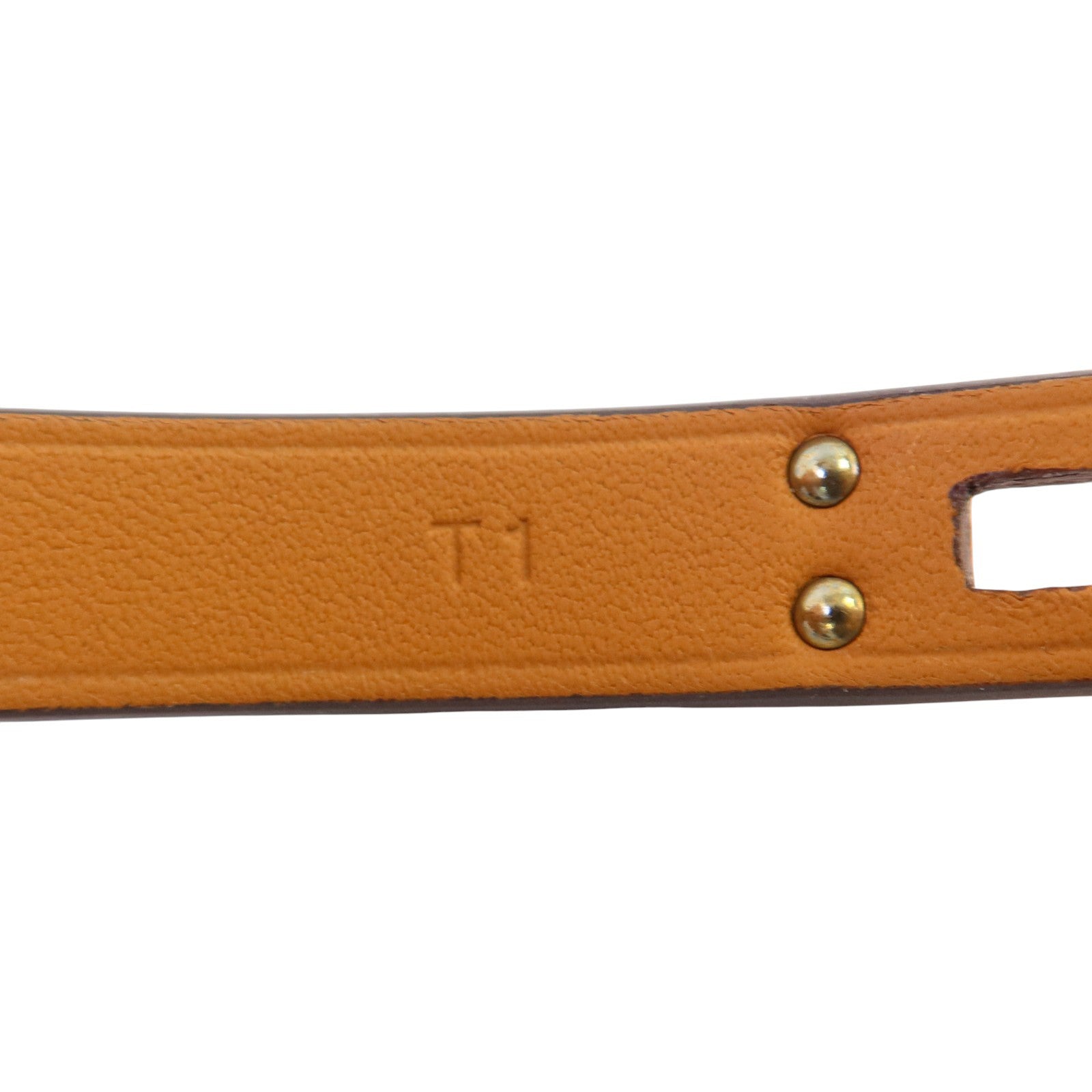 HERMES 【激減優惠】Swift皮革Double Tour Bracelet金扣手鏈