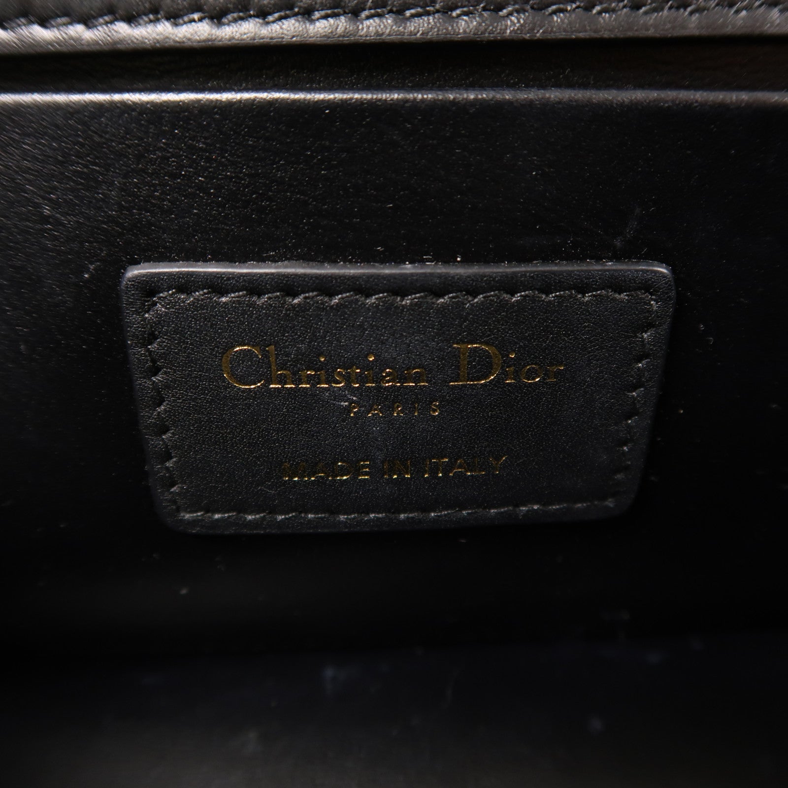 Dior 牛皮皮革30 Montaigne East-West金扣鏈帶肩背袋