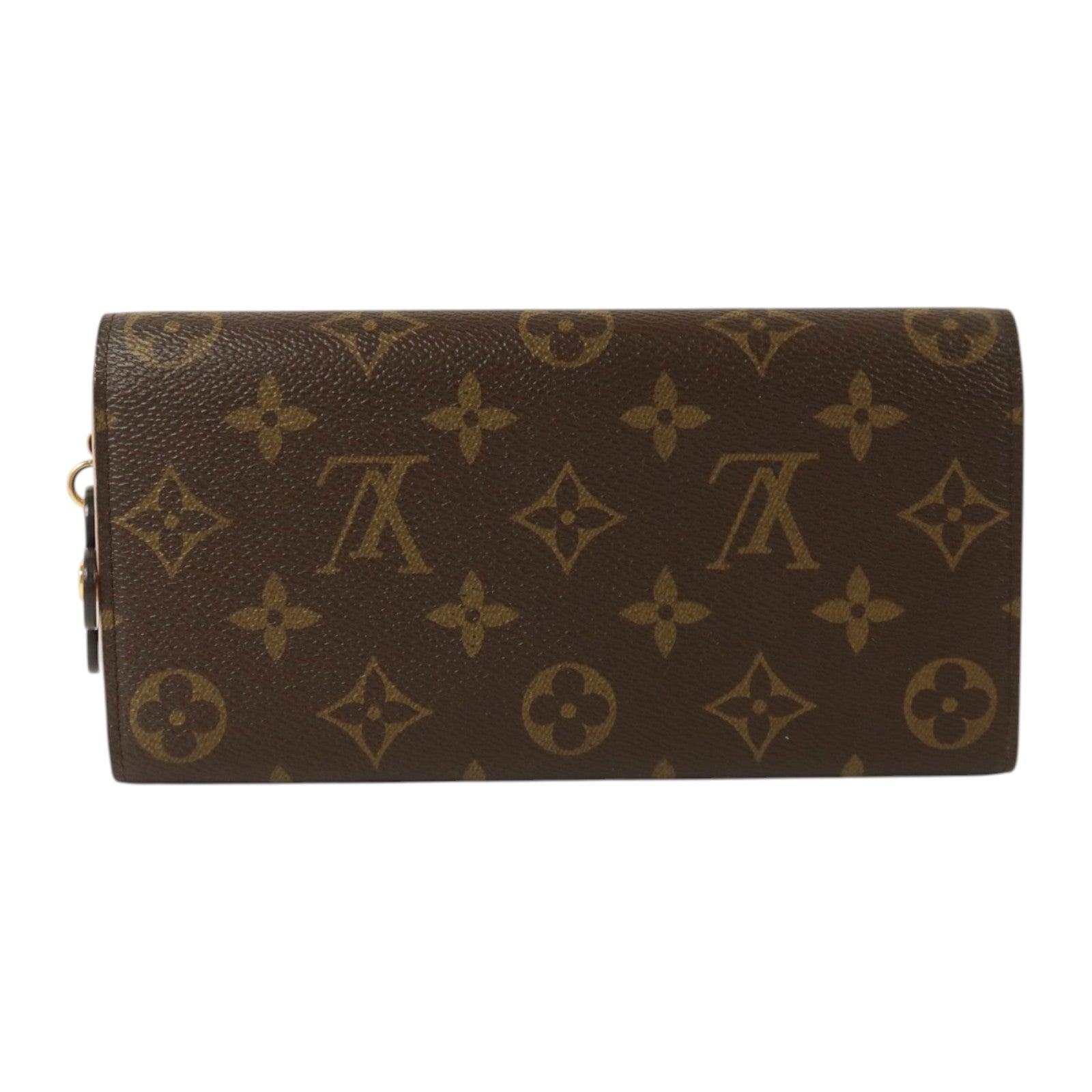 LOUIS VUITTON Monogram Blooming Flowers Emilie Wallet金扣長錢包