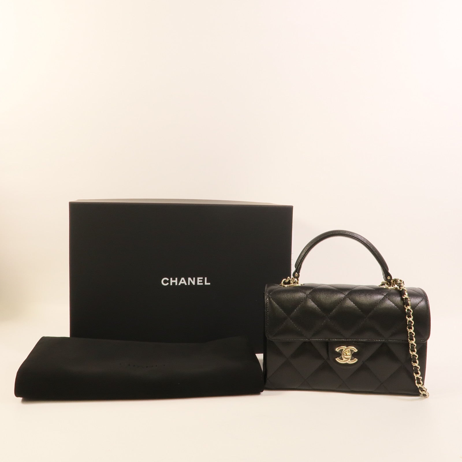CHANEL 牛皮皮革Mini Flap肩背袋
