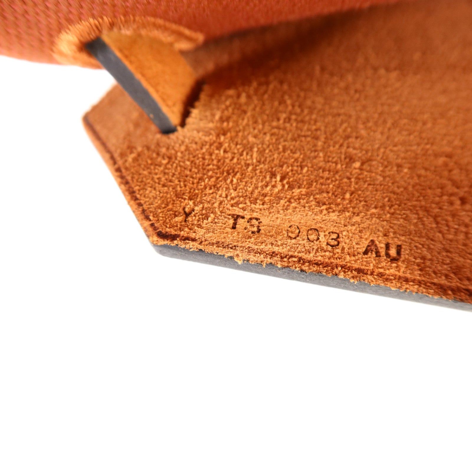 HERMES 帆布Herbag PM銀扣手挽肩背兩用袋Brique