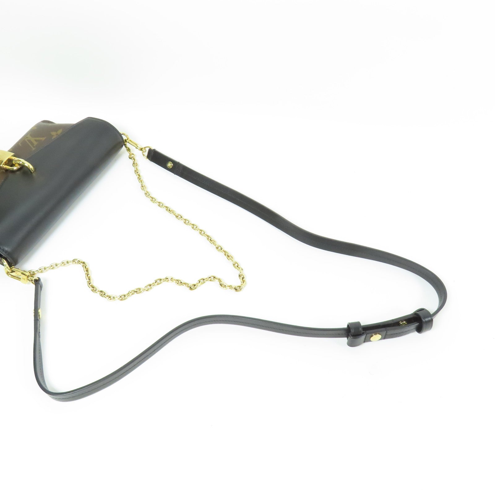 LOUIS VUITTON Monogram Padlock On Strap金扣手挽肩背兩用袋