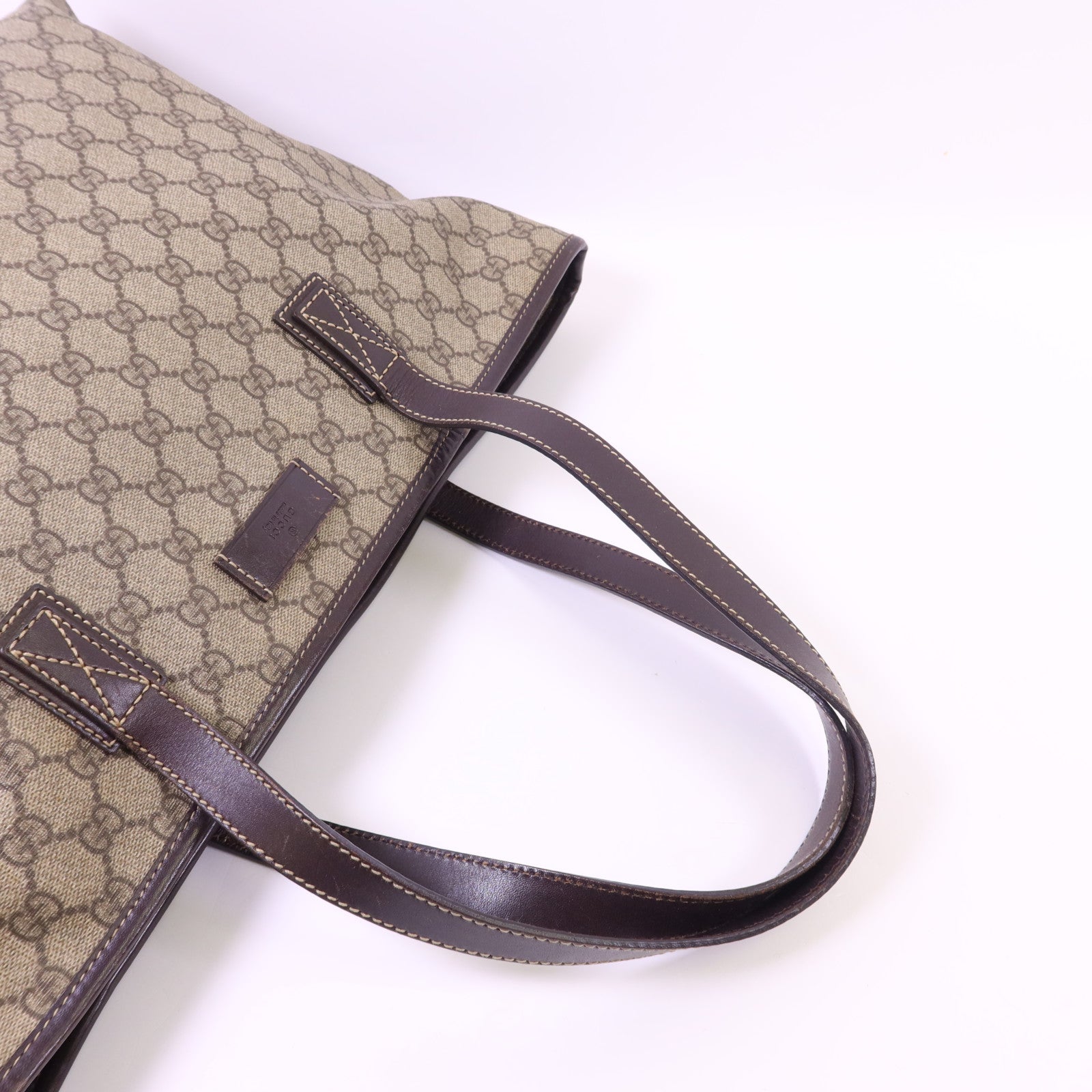 GUCCI 帆布Tote Bag銀扣手挽袋