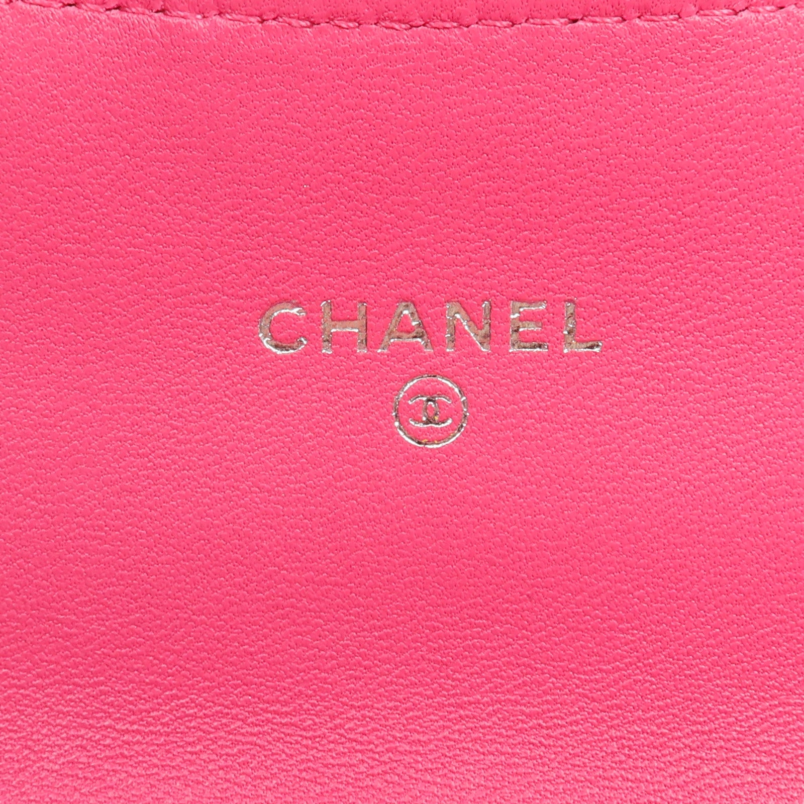 CHANEL 羊皮皮革Wallet金扣長錢包