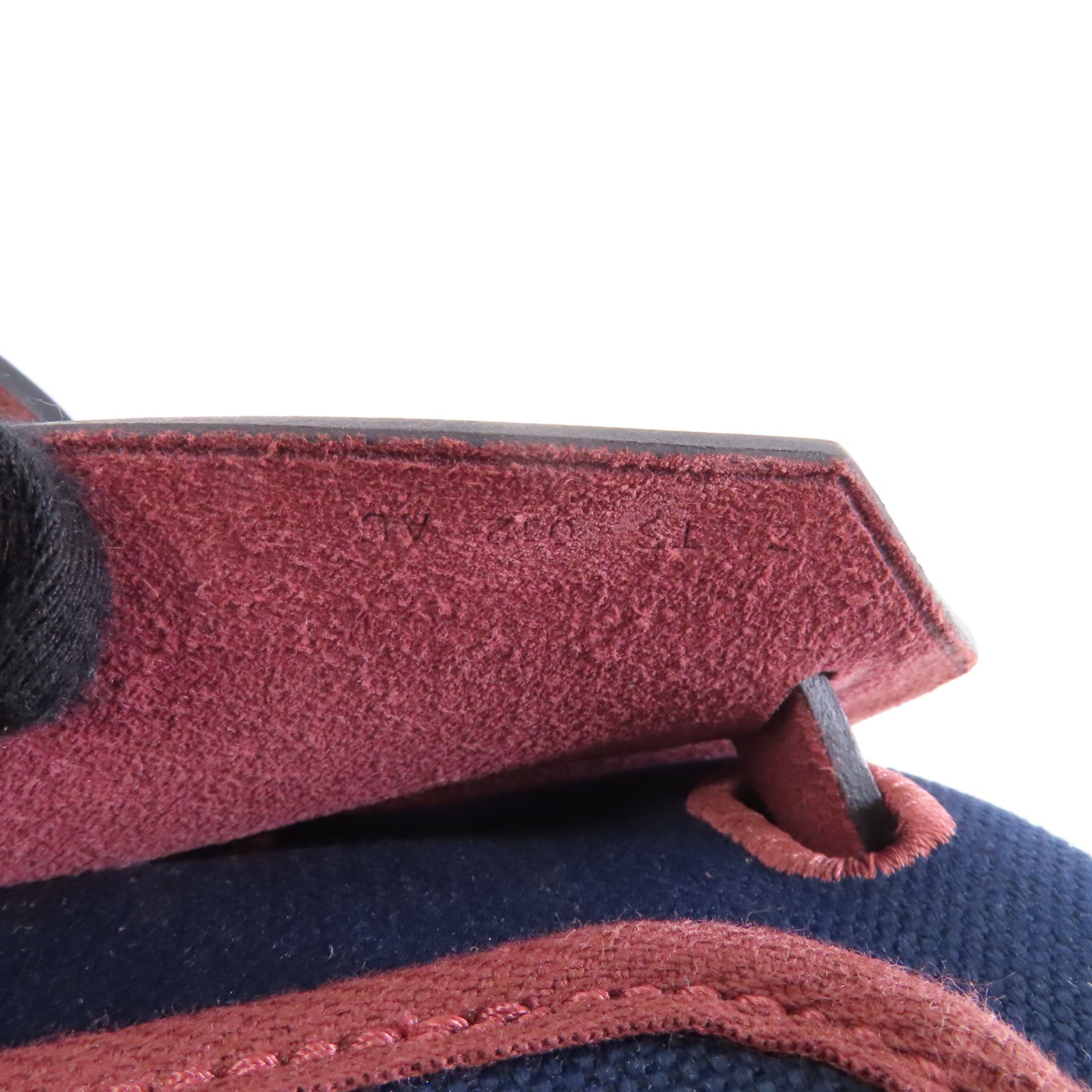 HERMES 帆布/皮革Herbag PM銀扣手挽肩背兩用袋Blue Marine深藍色