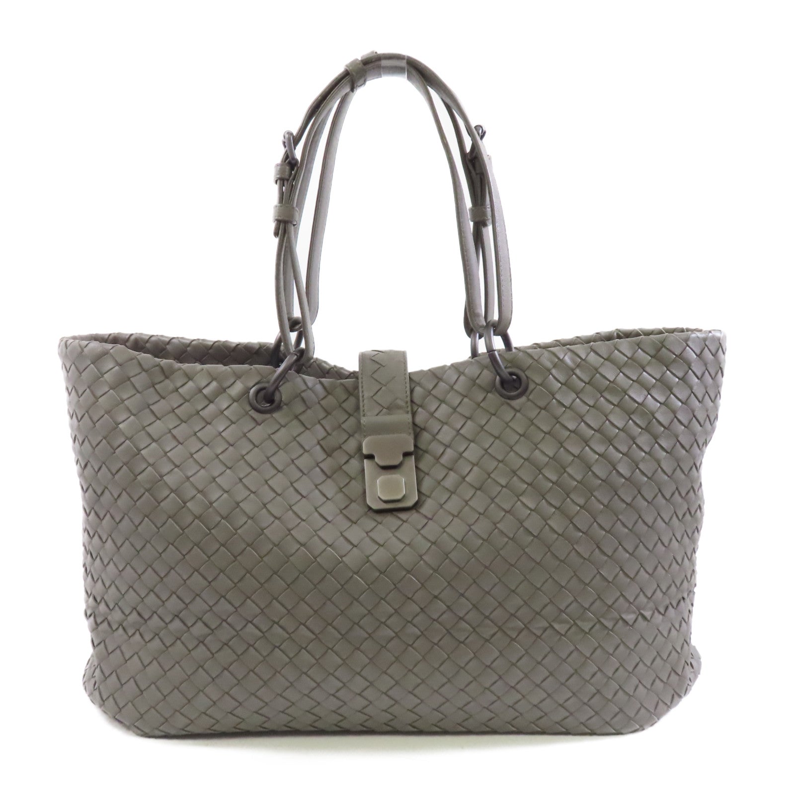 BOTTEGA VENETA 羊皮皮革Shoulder Bag/Handbag肩背袋/手挽袋灰色