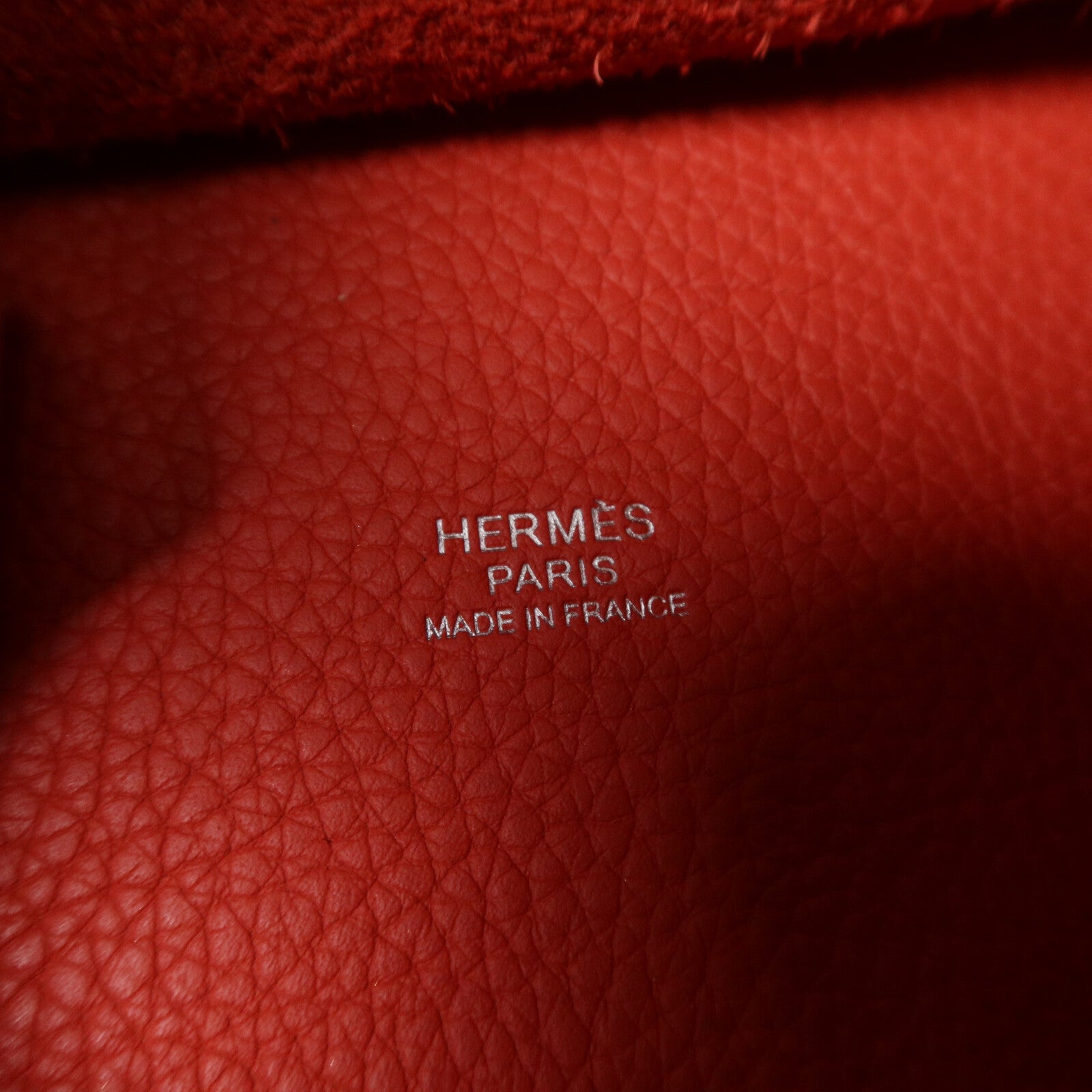 HERMES Clemence皮革Picotin MM銀扣手挽袋