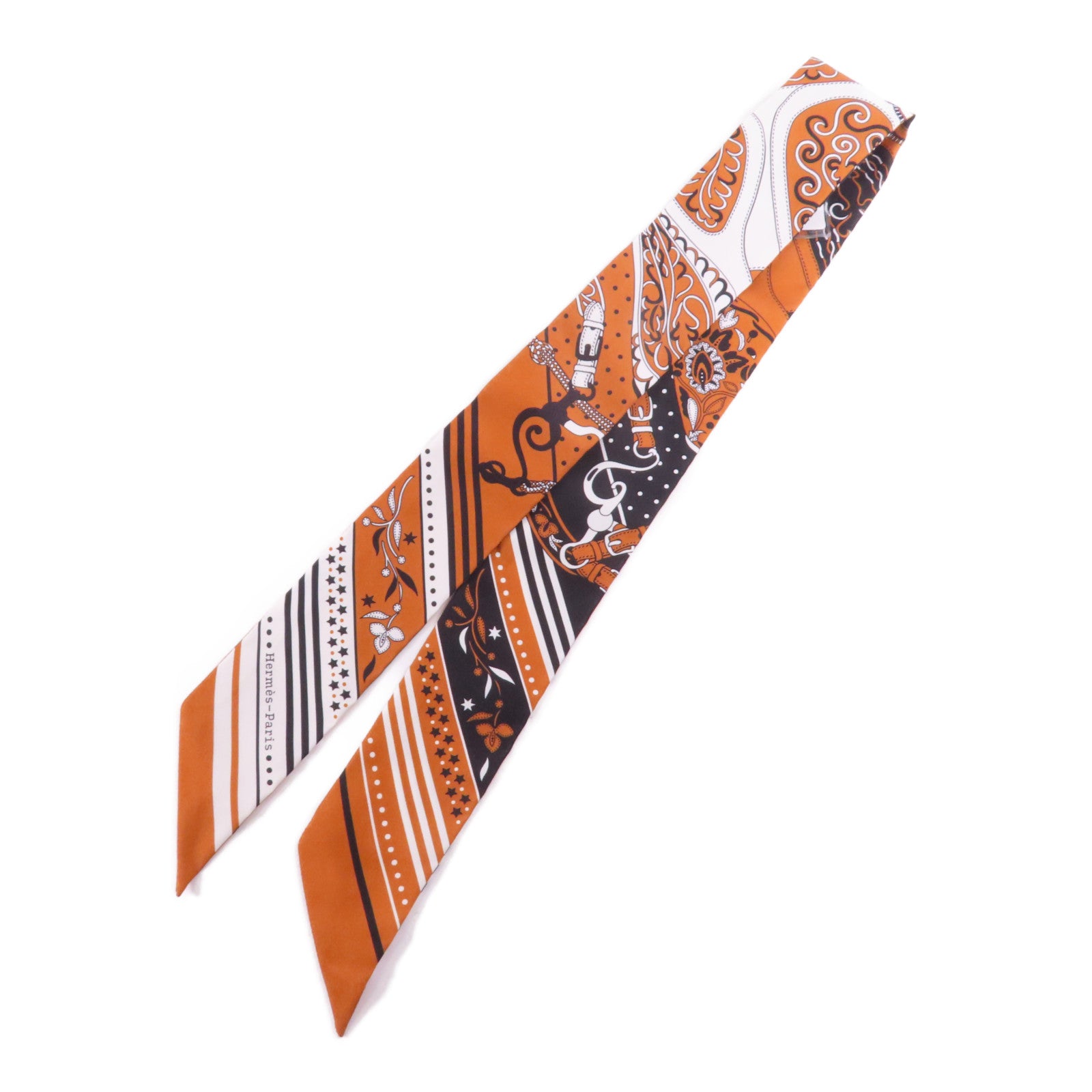HERMES 絲質Twilly絲巾