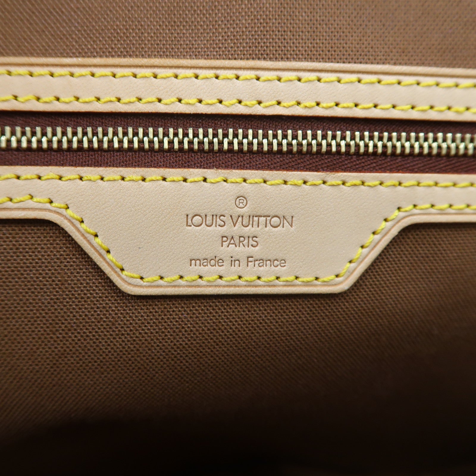 LOUIS VUITTON Monogram Porte-Documents Pega金扣手挽袋啡色