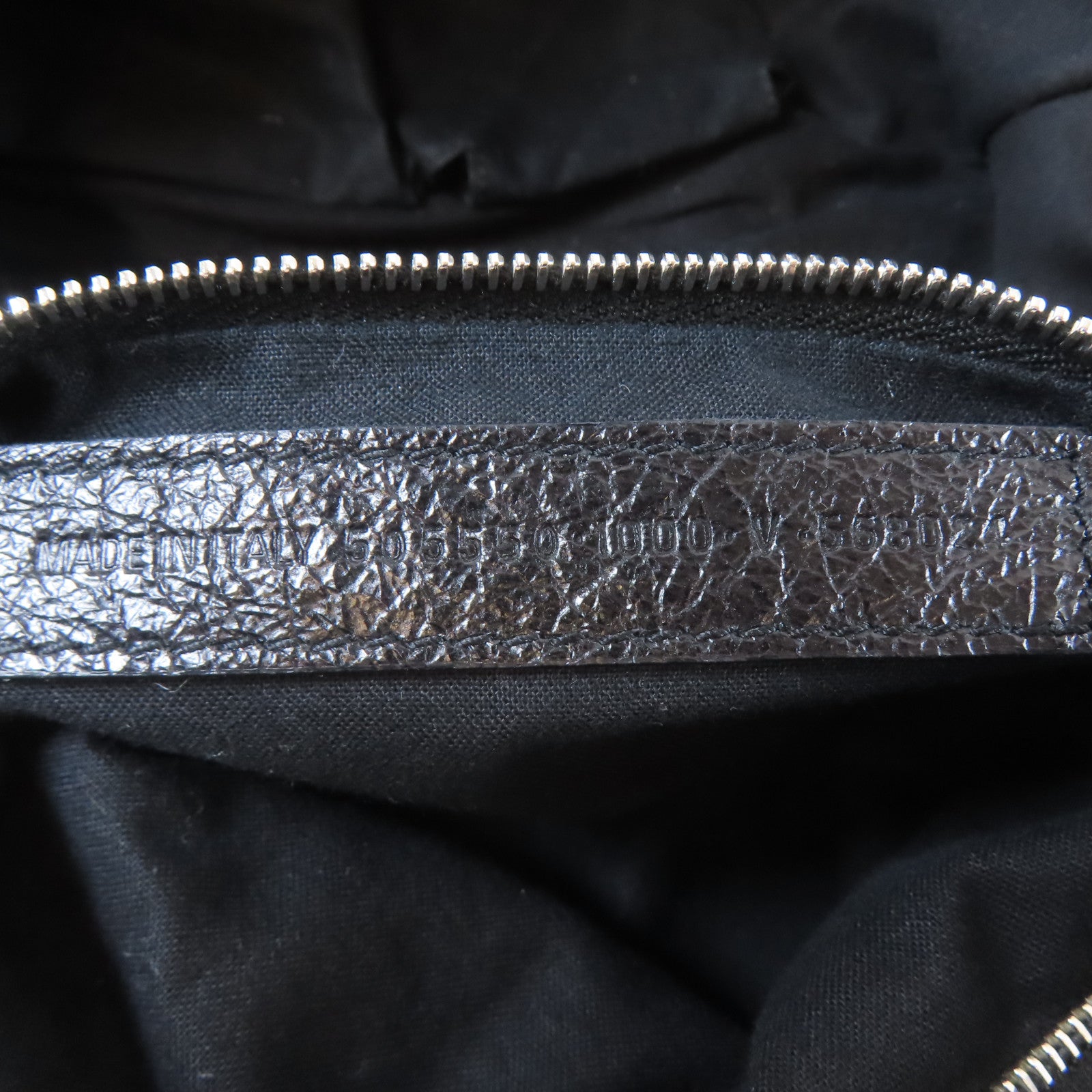 BALENCIAGA 牛皮皮革Shoulder Bag銀扣手挽肩背兩用袋黑色