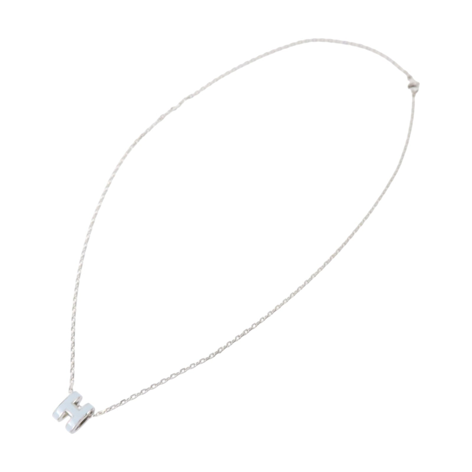 HERMES 金屬/琺瑯Mini Pop H Necklace項鏈