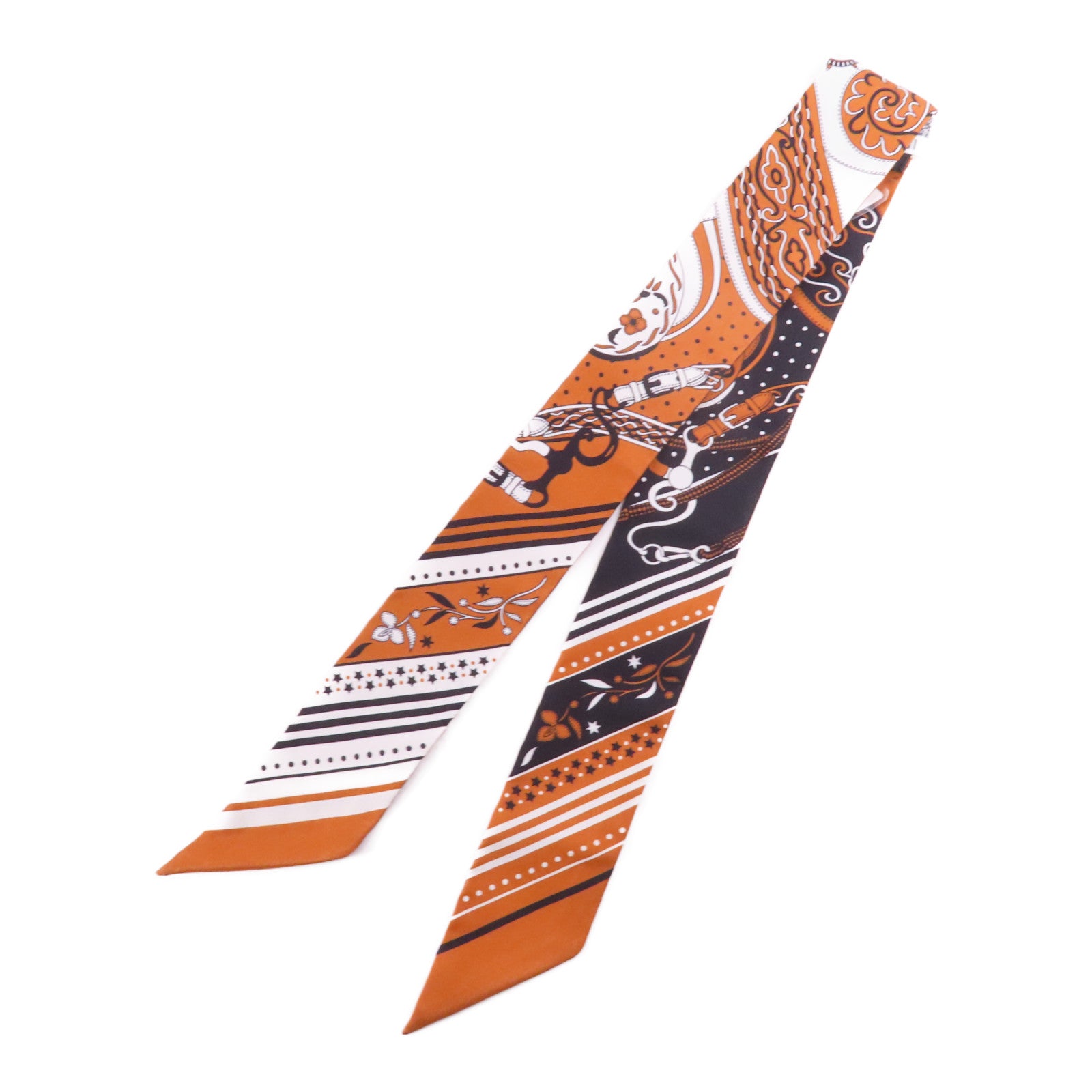 HERMES 絲質Twilly絲巾