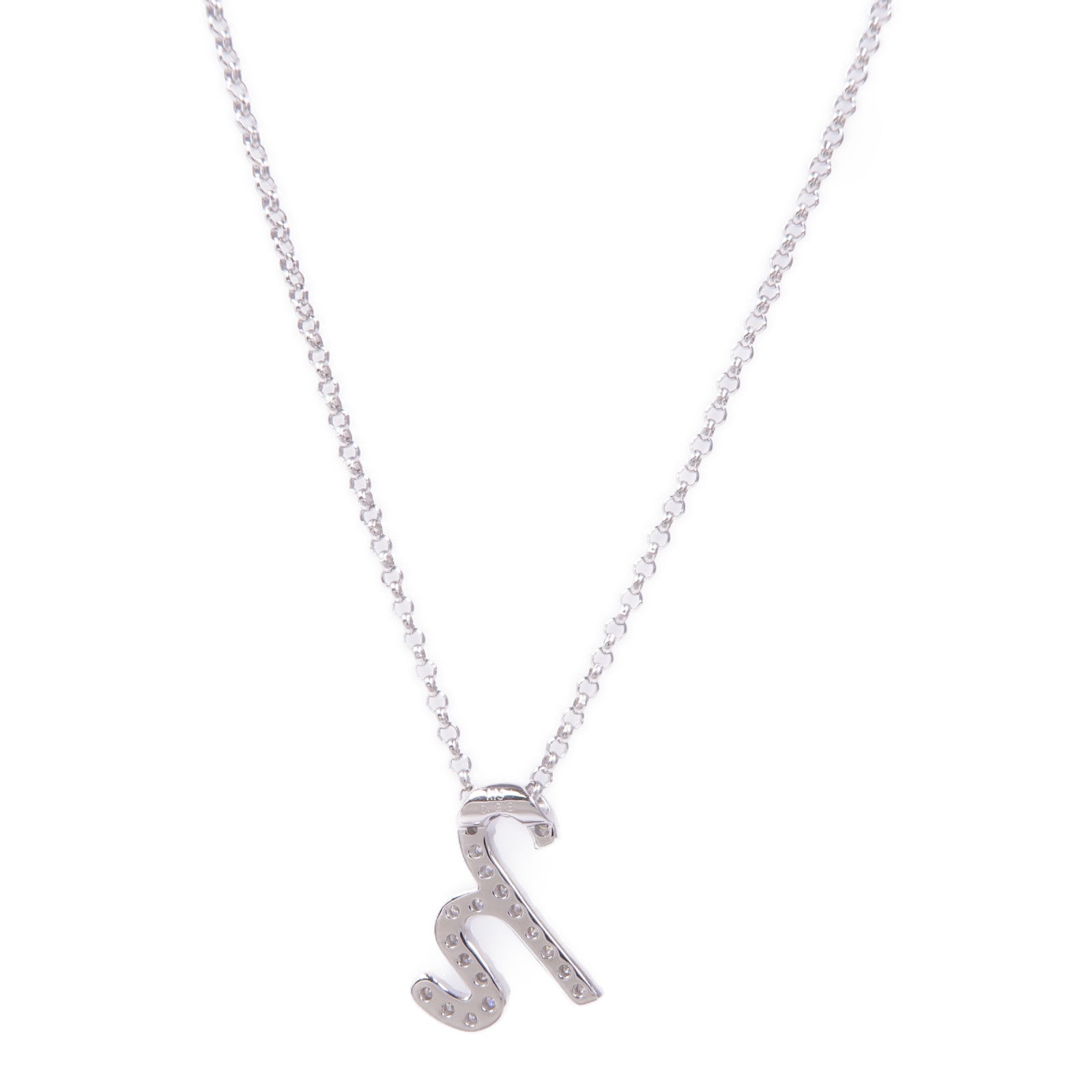 JEWELRY Diamond Necklace 18K White Gold
