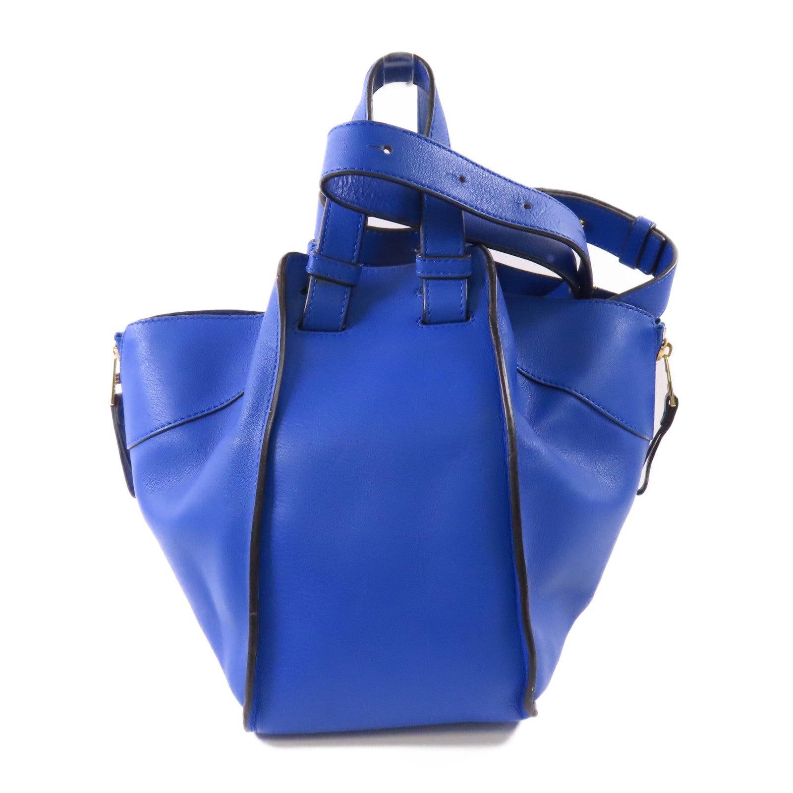 LOEWE 【激減優惠】牛皮皮革Hammock銀扣肩背袋