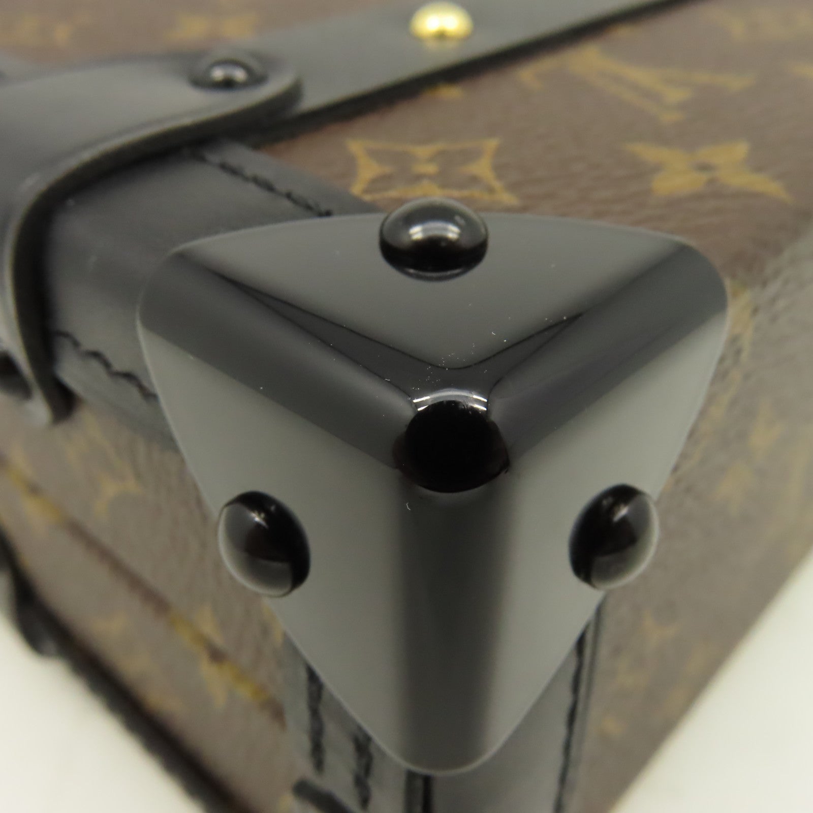 LOUIS VUITTON **【激減優惠】Monogram Petite Malle Shoulder Bag金扣肩背袋啡色/黑色