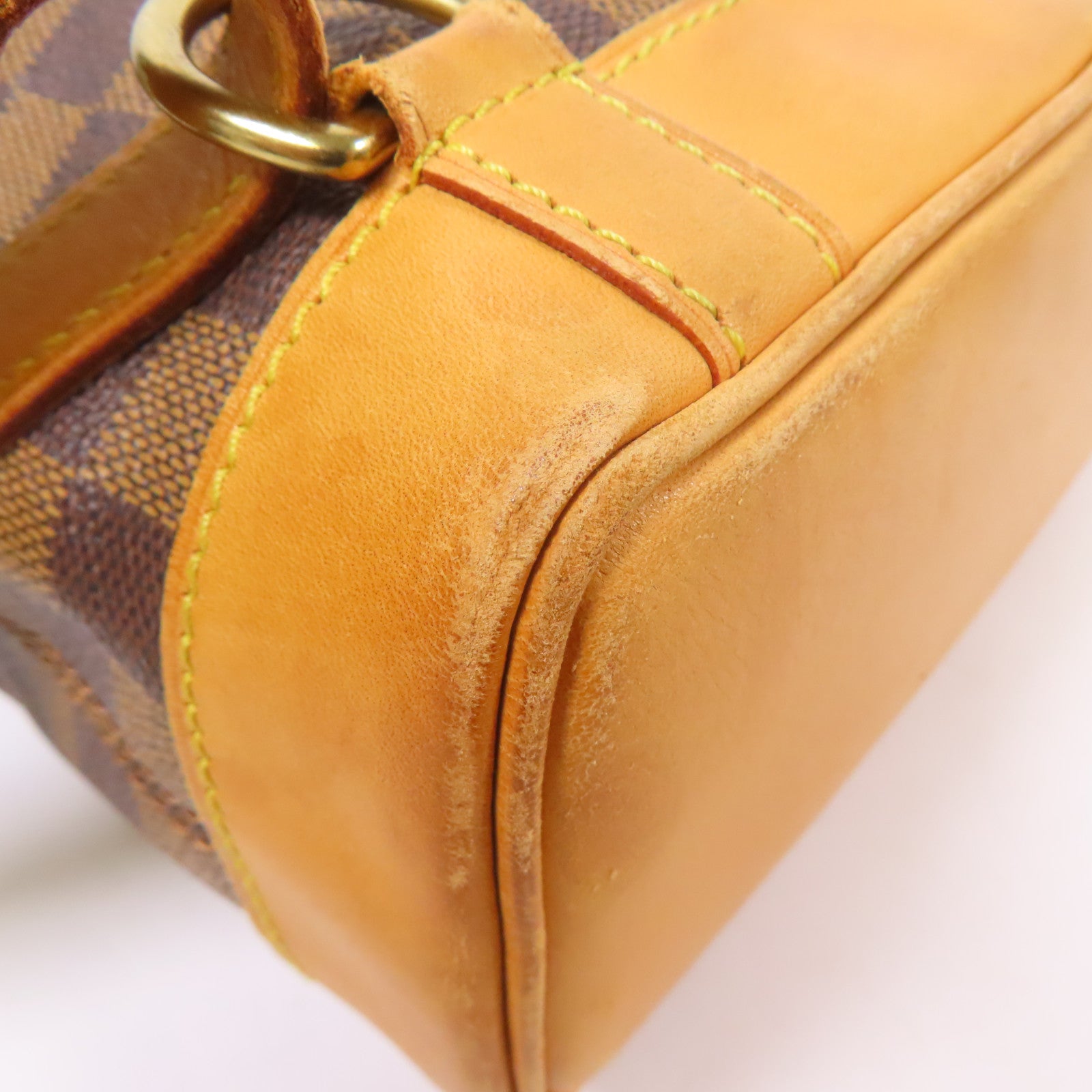 LOUIS VUITTON Damier Arlequin金扣背包