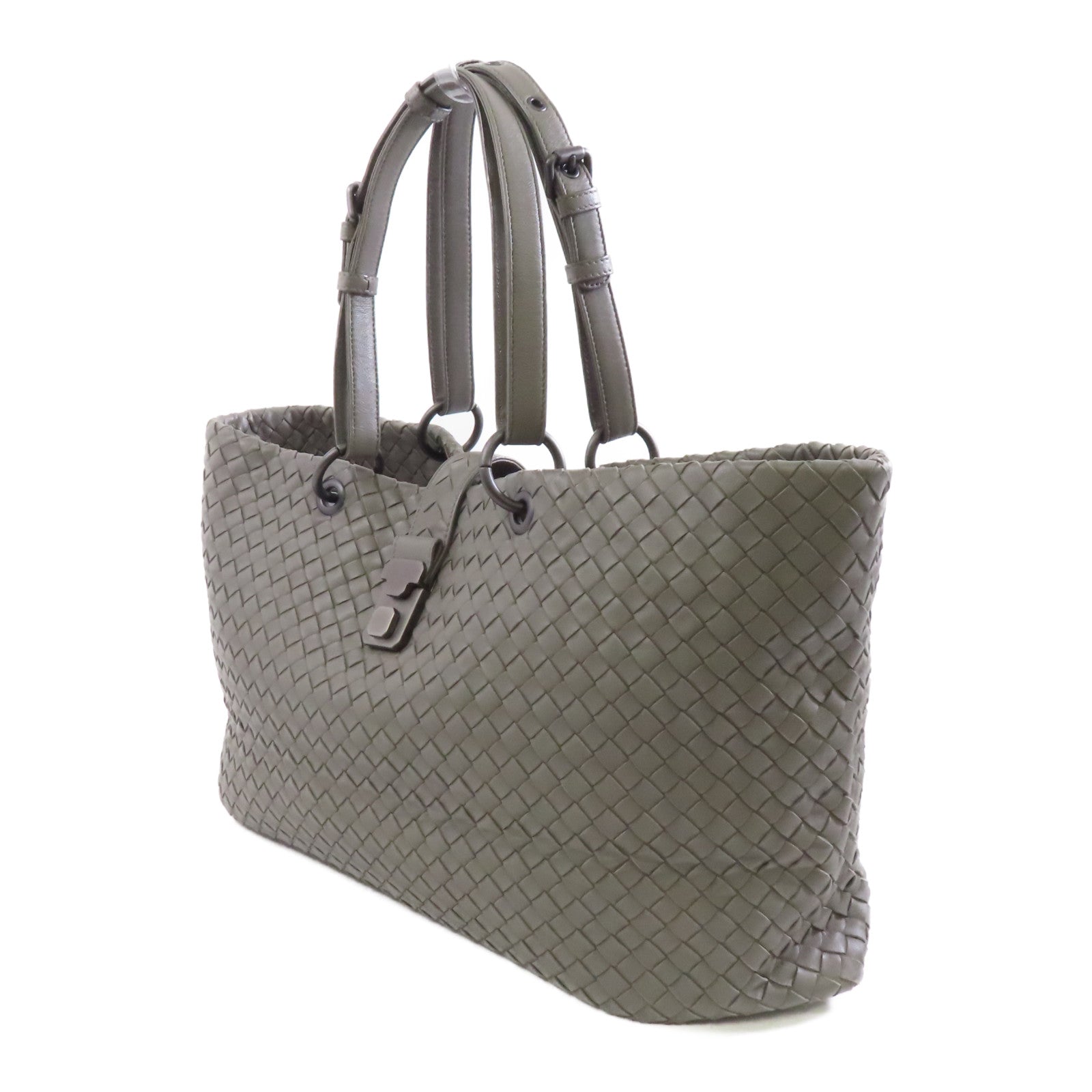 BOTTEGA VENETA 羊皮皮革Shoulder Bag/Handbag肩背袋/手挽袋灰色