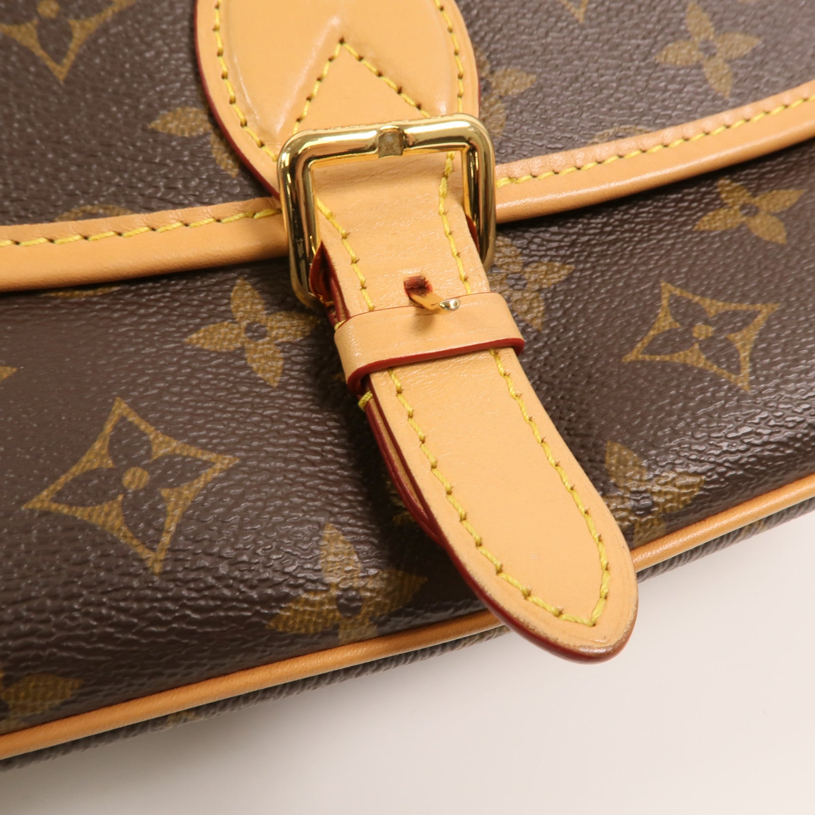 LOUIS VUITTON Monogram Diane金扣手挽袋