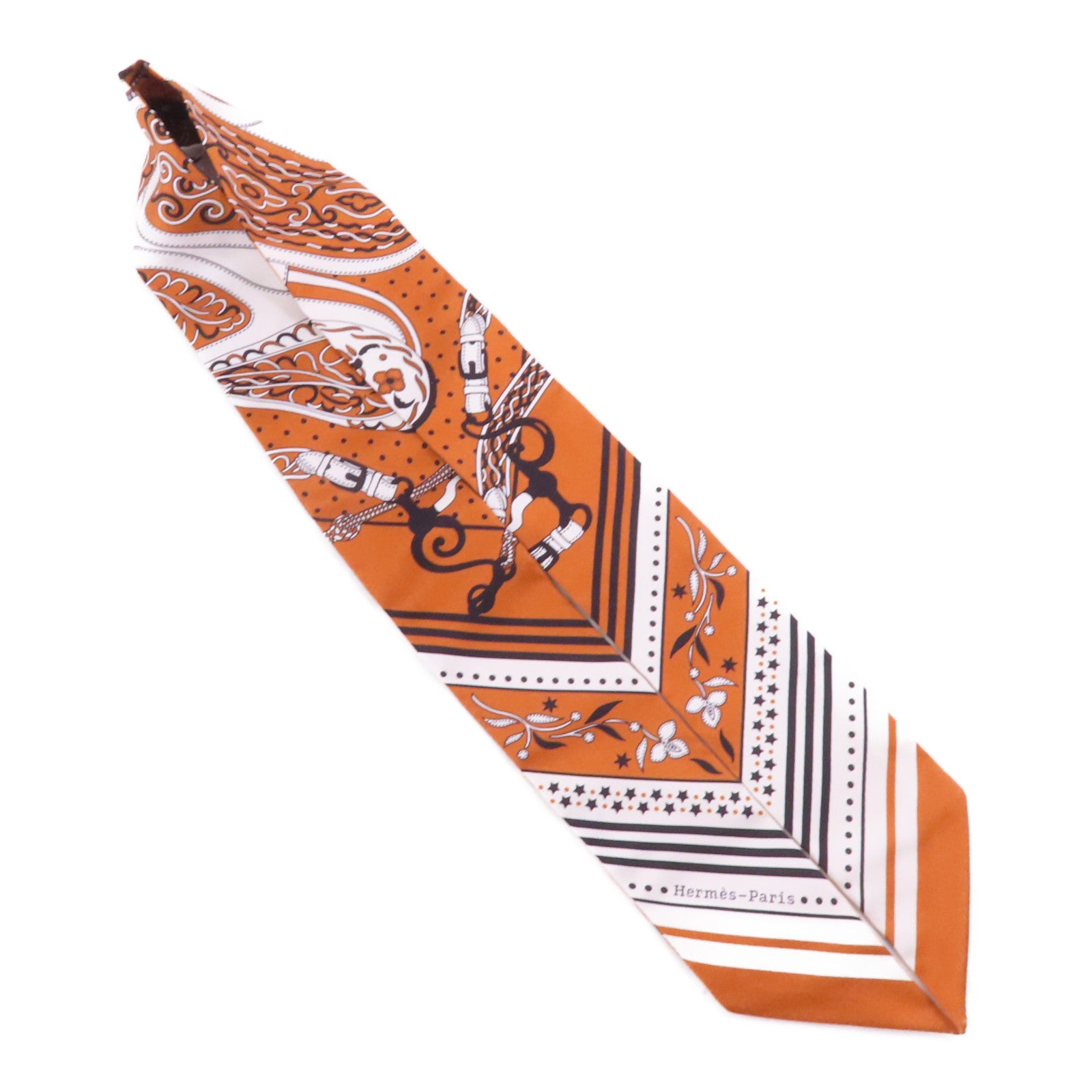 HERMES 絲質Twilly絲巾