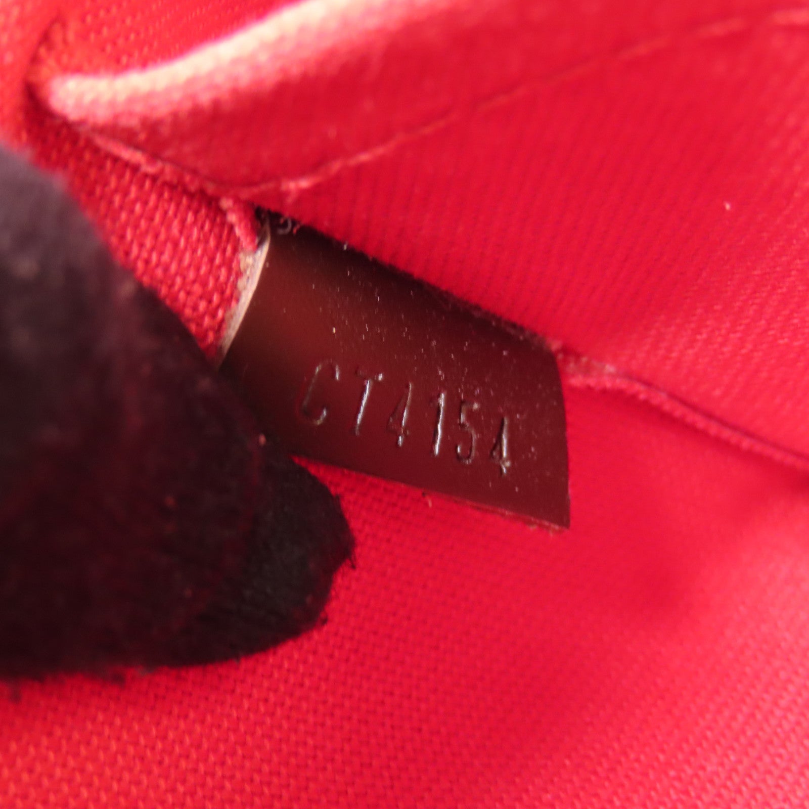 LOUIS VUITTON LV GHW Alma BB 2 Way Shoulder Hand Bag N41221 Damier Ebene Brown