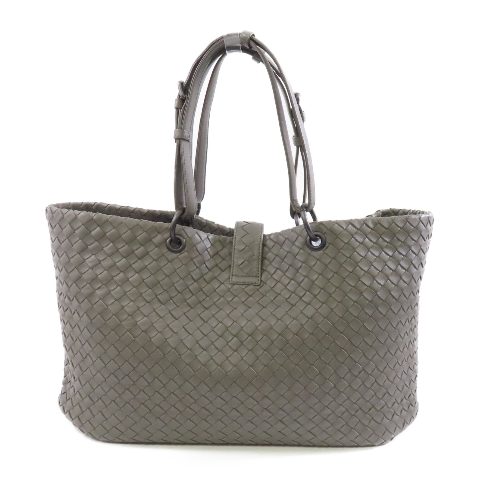 BOTTEGA VENETA 羊皮皮革Shoulder Bag/Handbag肩背袋/手挽袋灰色