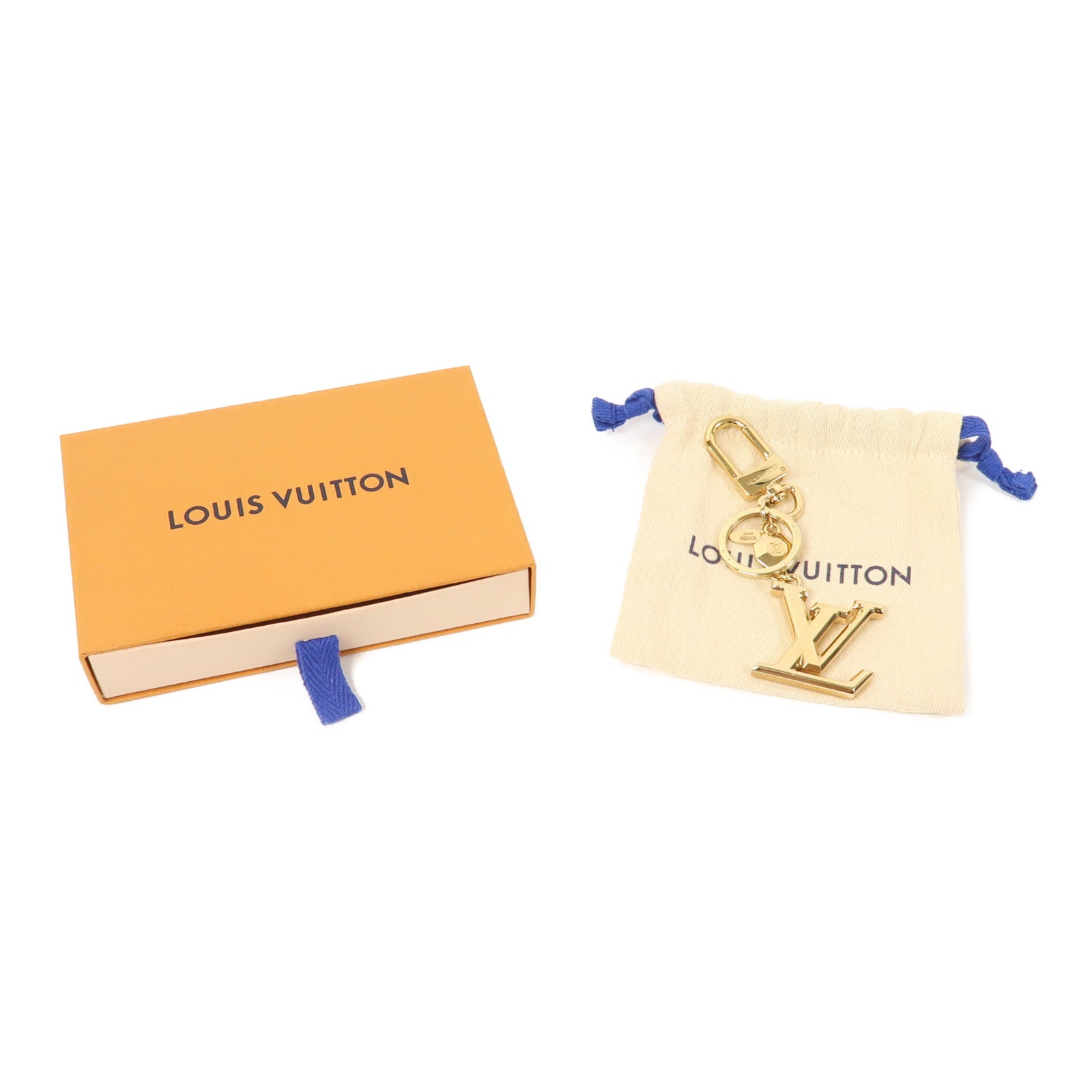LOUIS VUITTON 金屬Facettes Charm掛飾金色