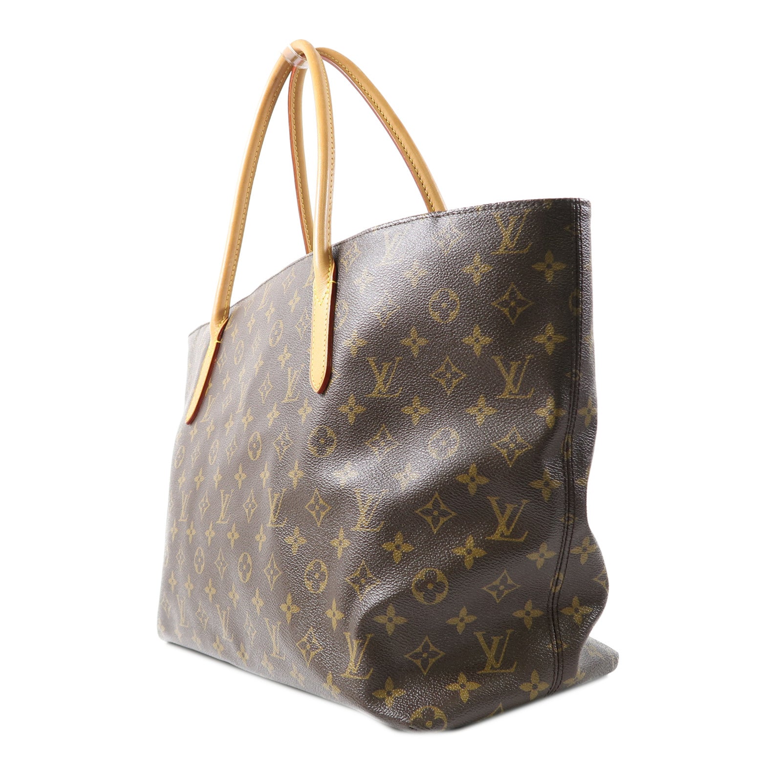 LOUIS VUITTON Monogram Raspail MM金扣肩背袋啡色