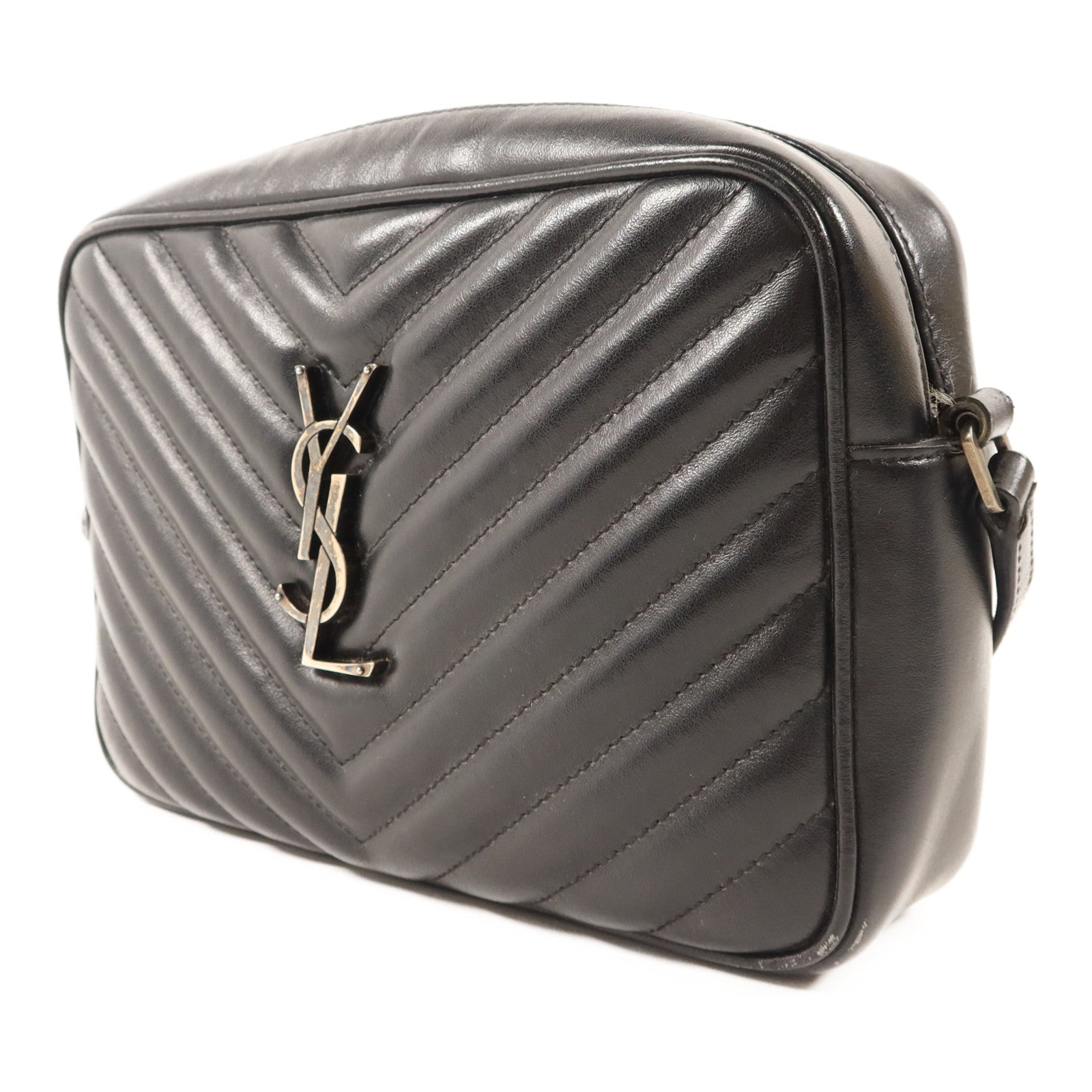 SAINT LAURENT 牛皮皮革LOU肩背袋