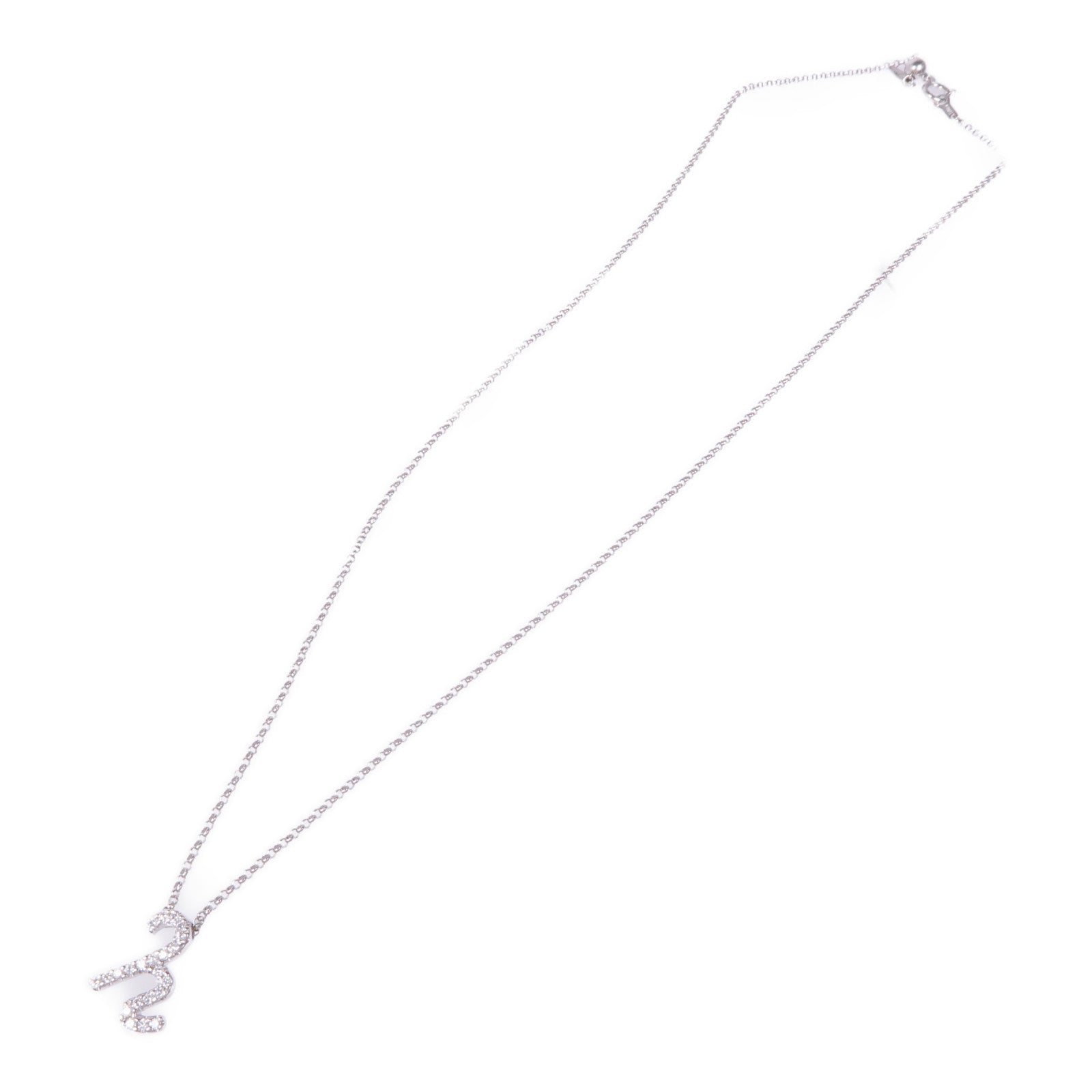 JEWELRY Diamond Necklace 18K White Gold