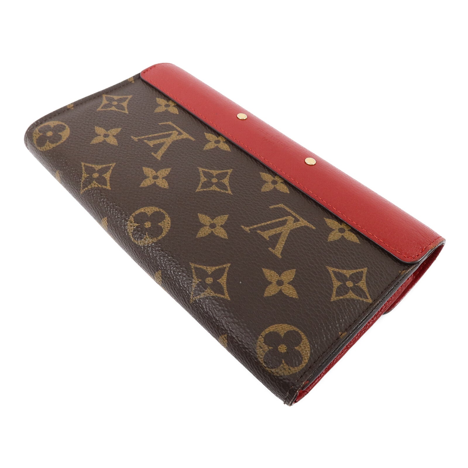 LOUIS VUITTON Monogram Portefeuille Pallas Long Wallet金扣長錢包