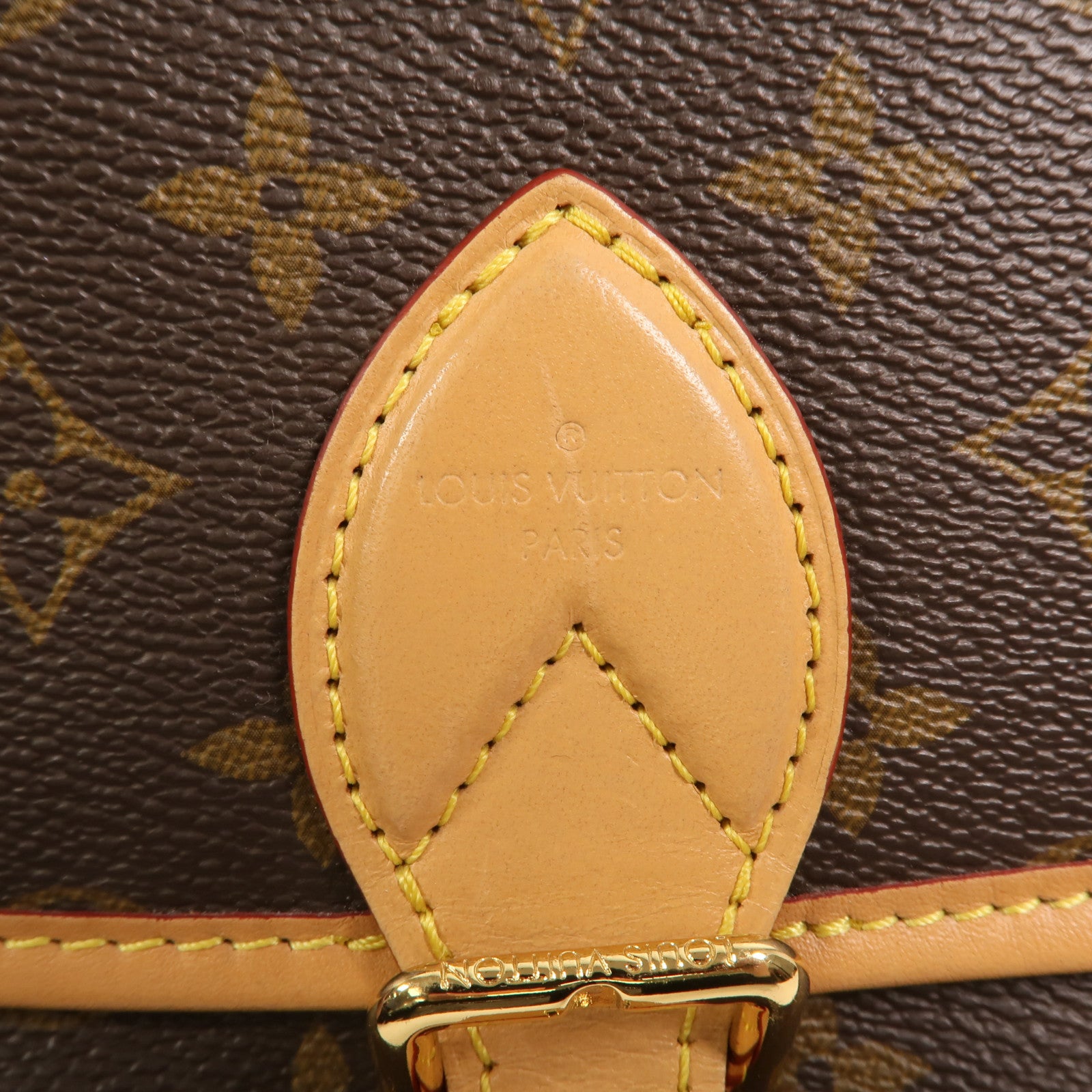 LOUIS VUITTON Monogram Diane金扣手挽袋