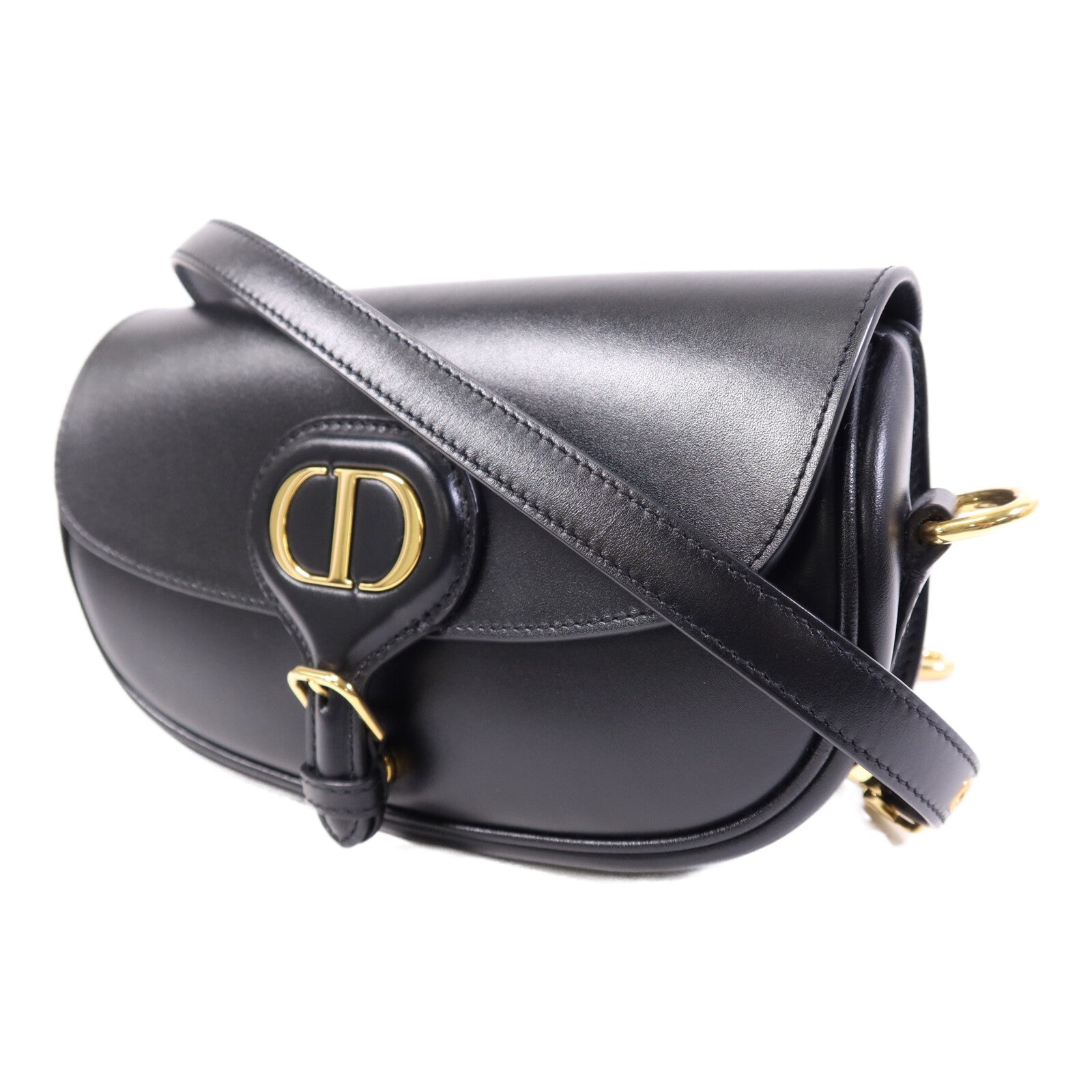 Dior 【激減優惠】牛皮皮革Bobby East West金扣肩背袋