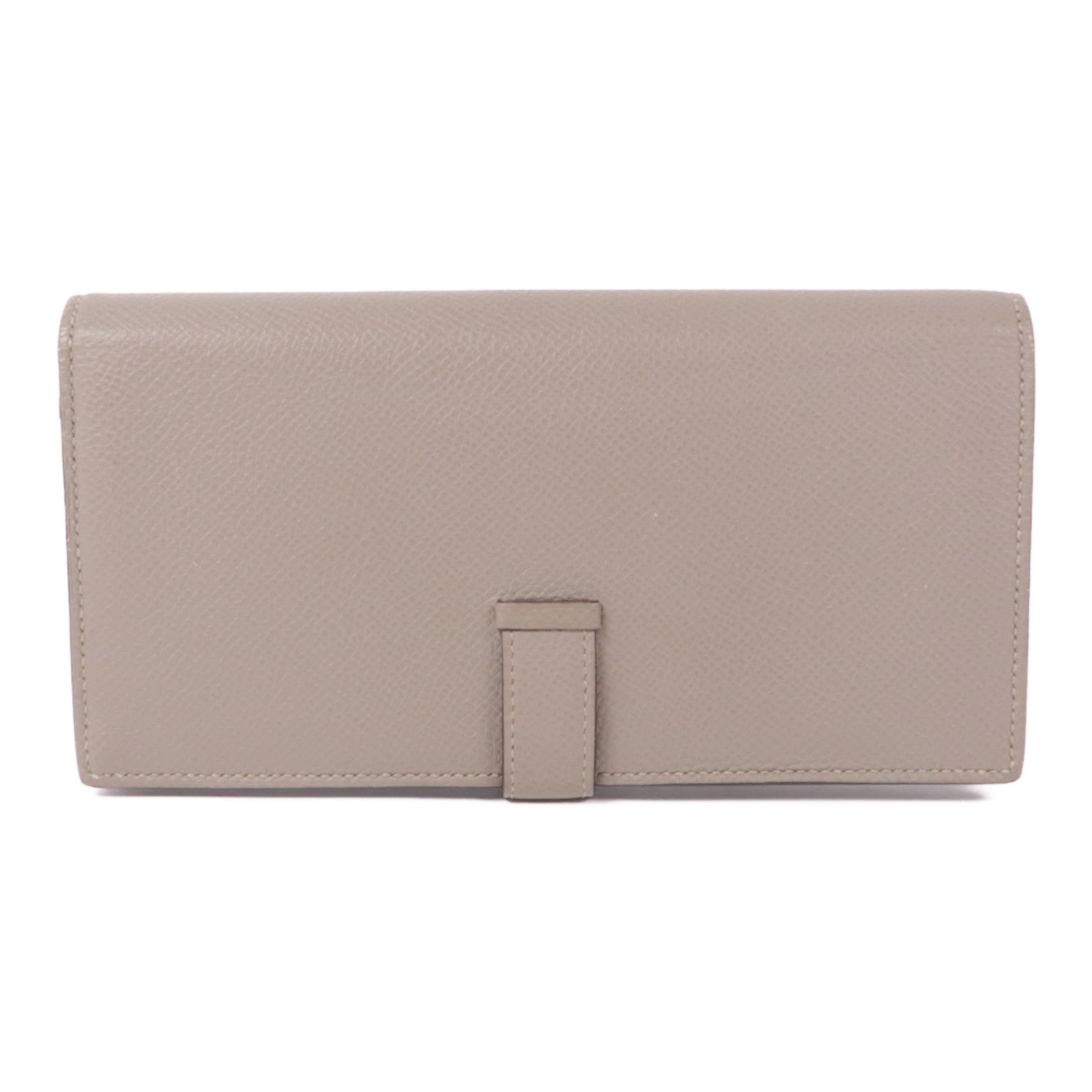 HERMES Epsom皮革Bearn Wallet金扣長錢包Trench