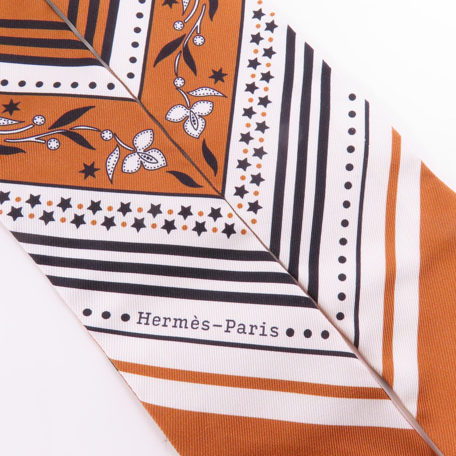 HERMES 絲質Twilly絲巾