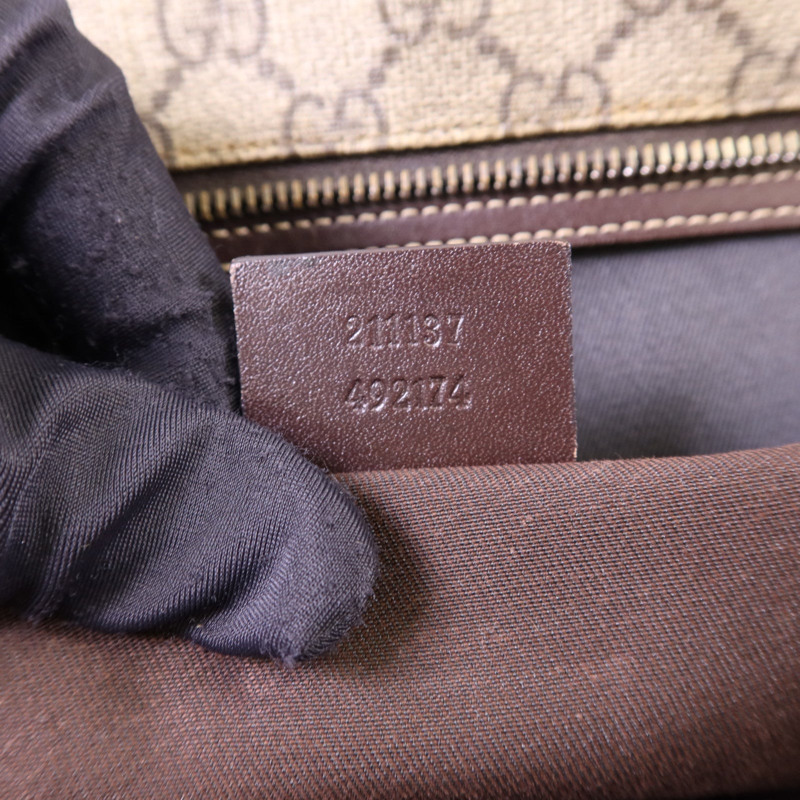 GUCCI 帆布Tote Bag銀扣手挽袋