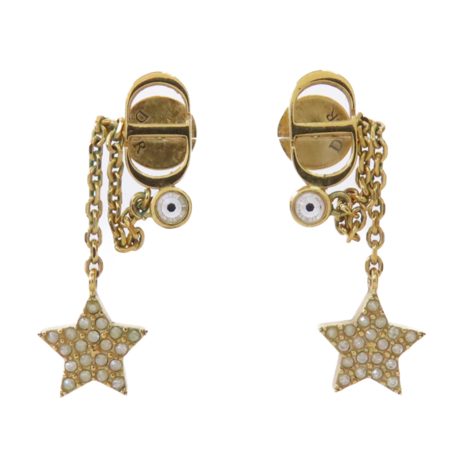 Dior 金屬Earrings耳環金色